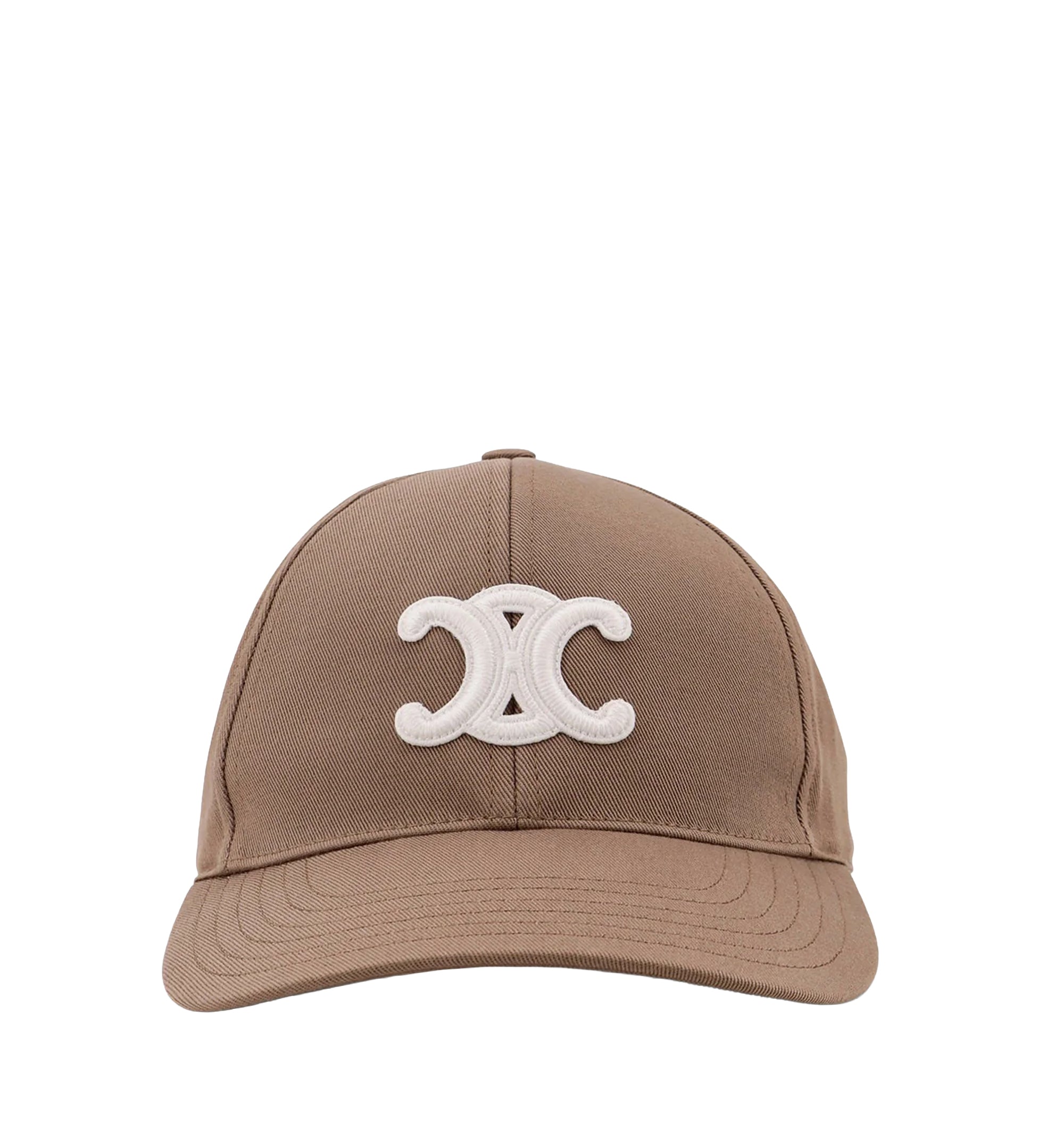 Triomphe Baseball Cap in Cotton Gabardine