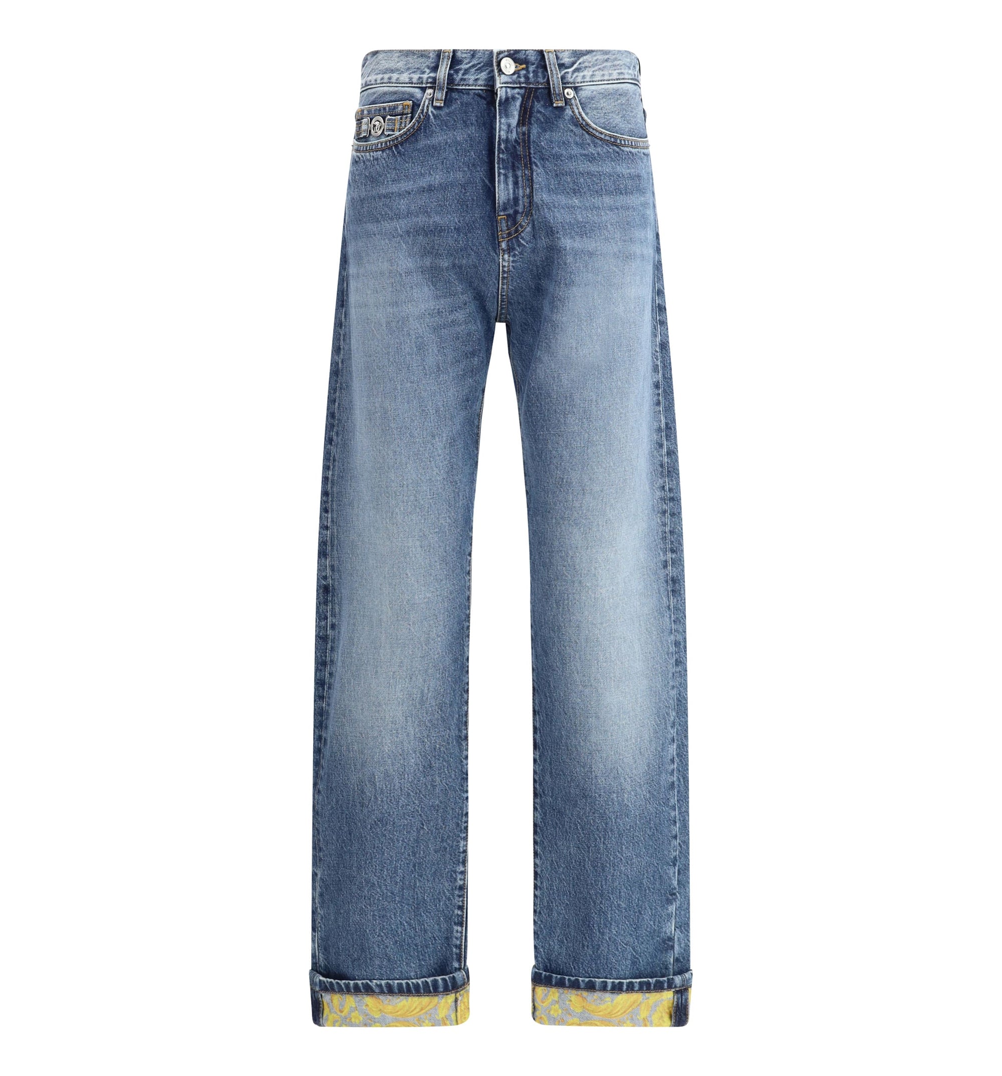 Barocco Turn-up Jeans
