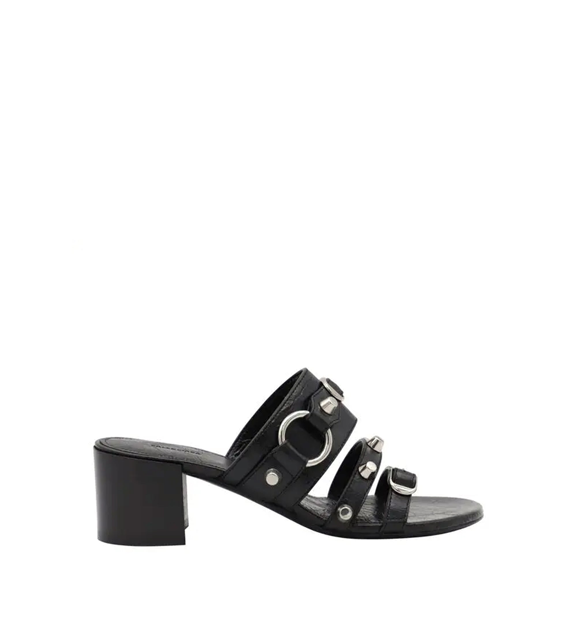 City 80mm Sandal in Arena Lambskin