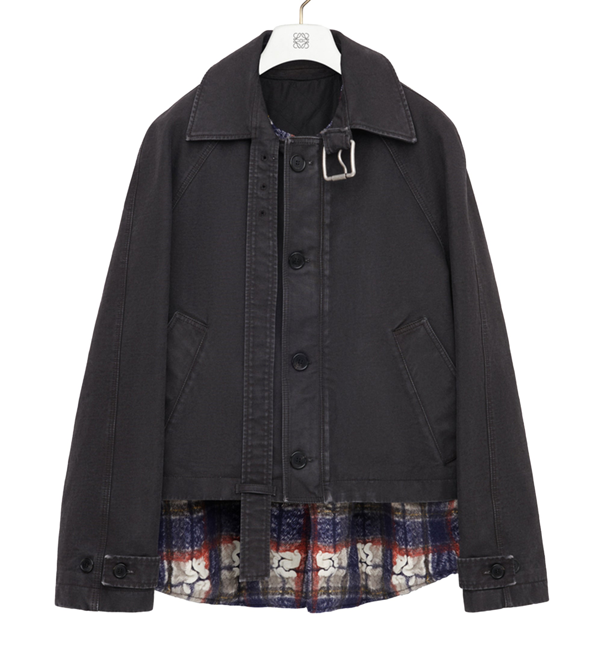 Belted Jacket In Cotton