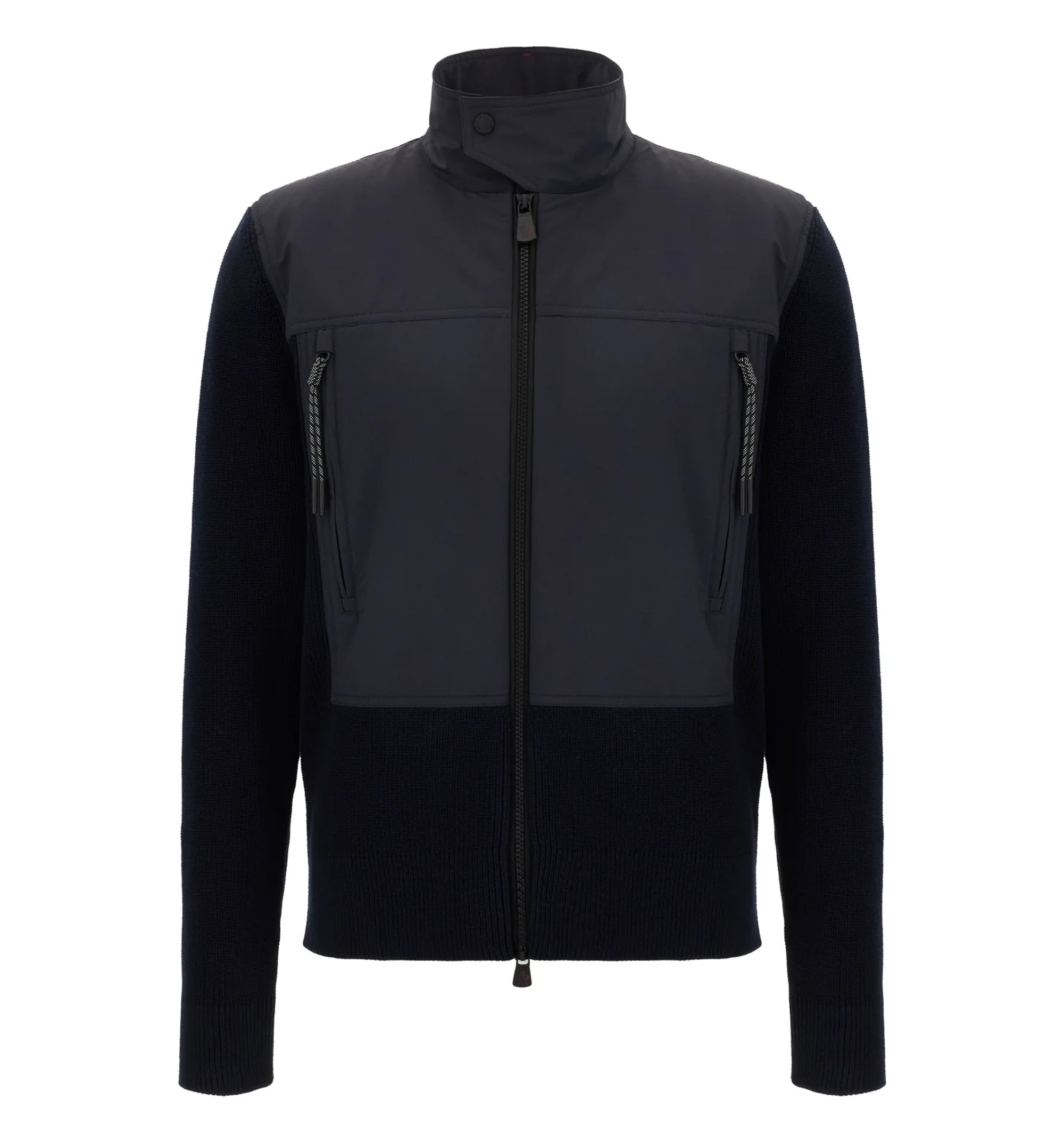 Padded Zip-Up Cardigan