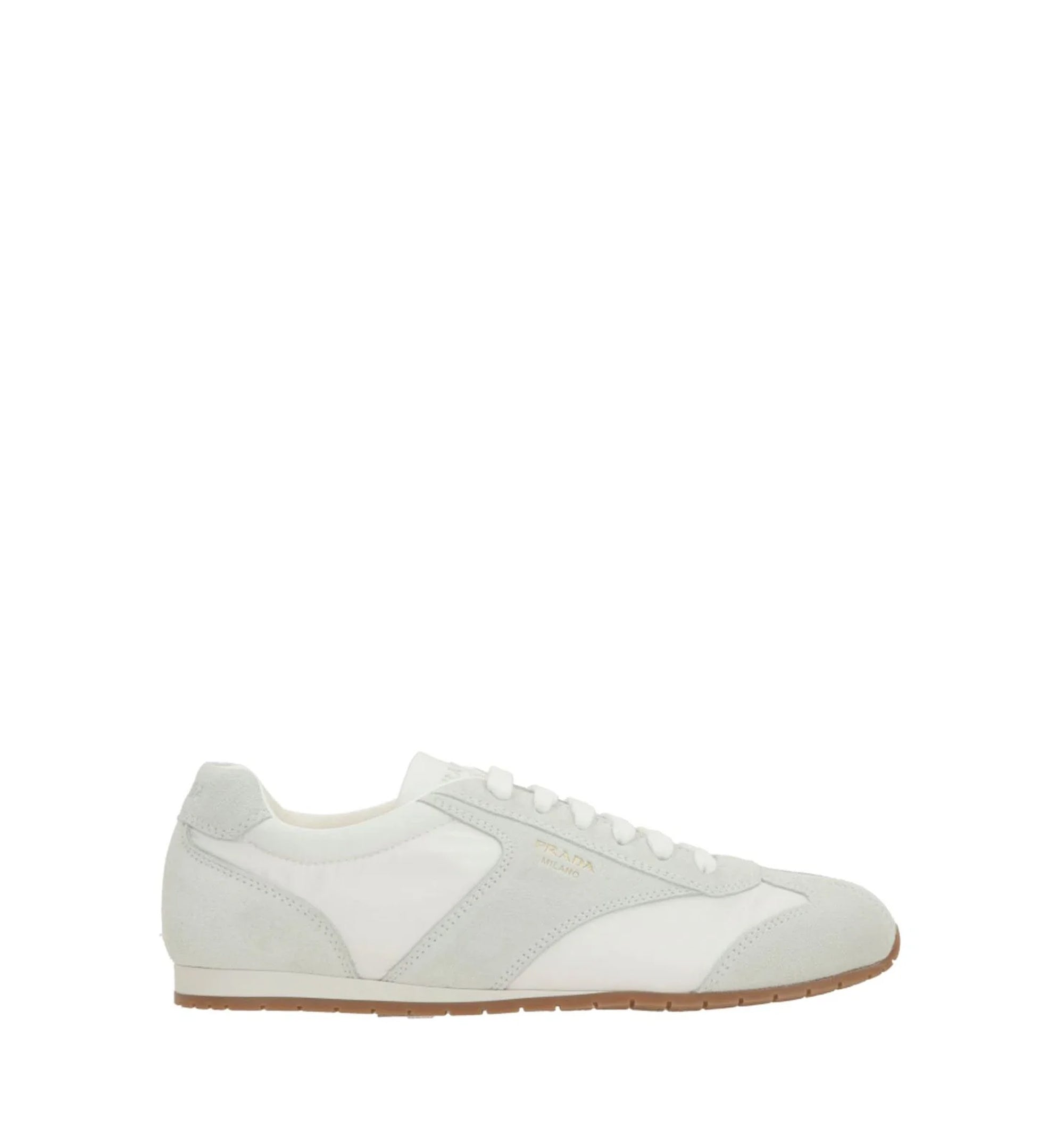 Re-Nylon And Suede Sneakers