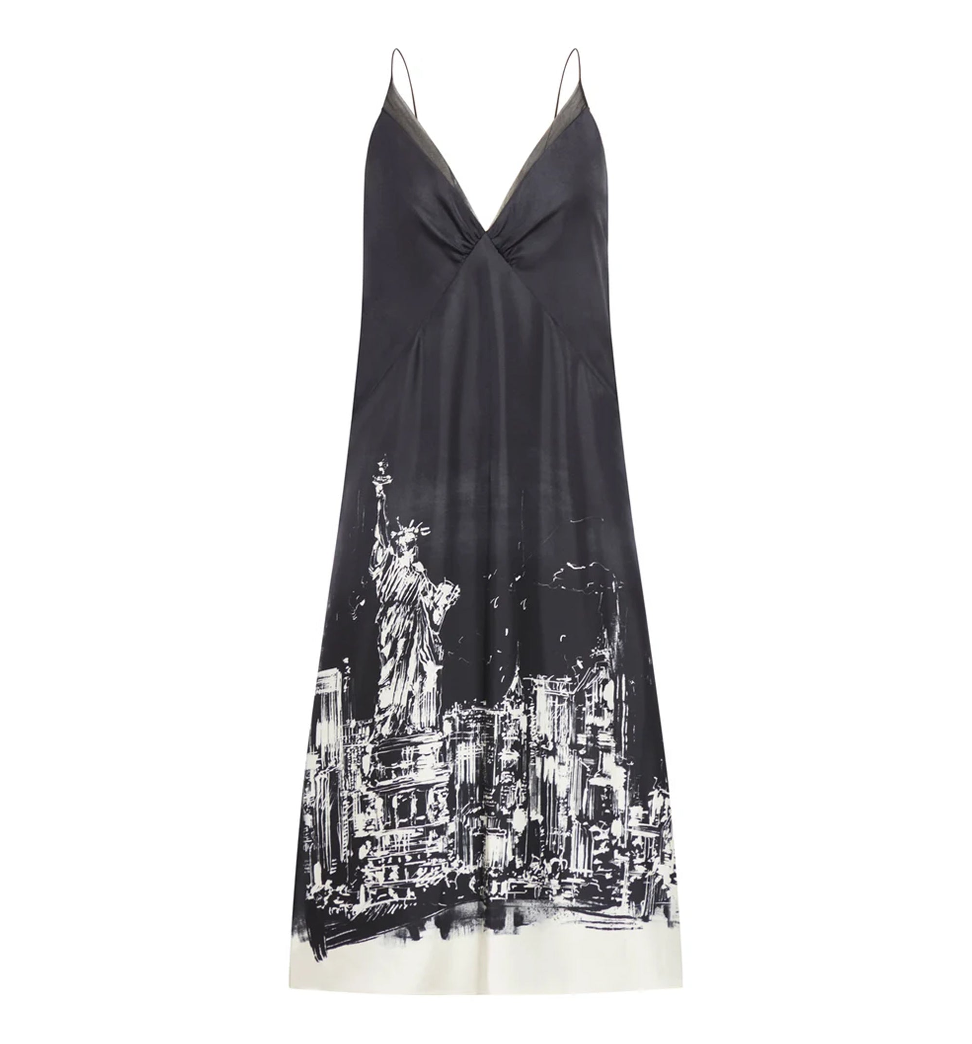 Printed Silk Dress