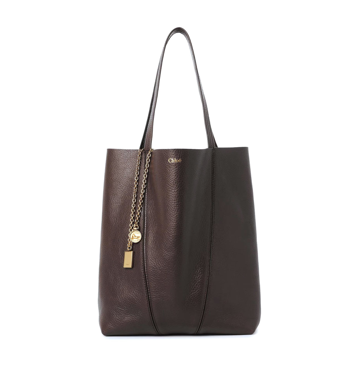 Chloé Spin tote bag in grained leather