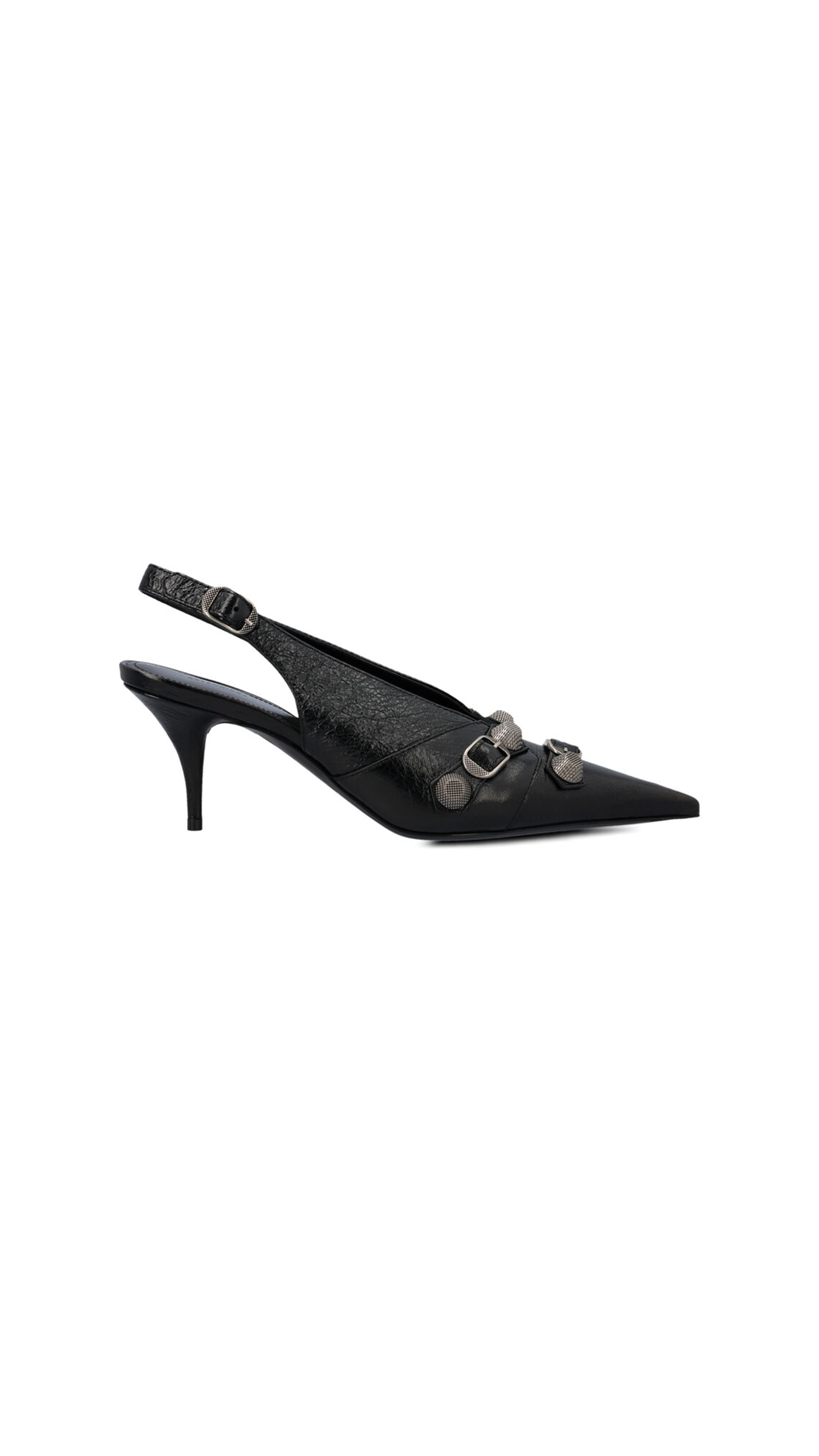 Cagole Slingback Pumps - Black