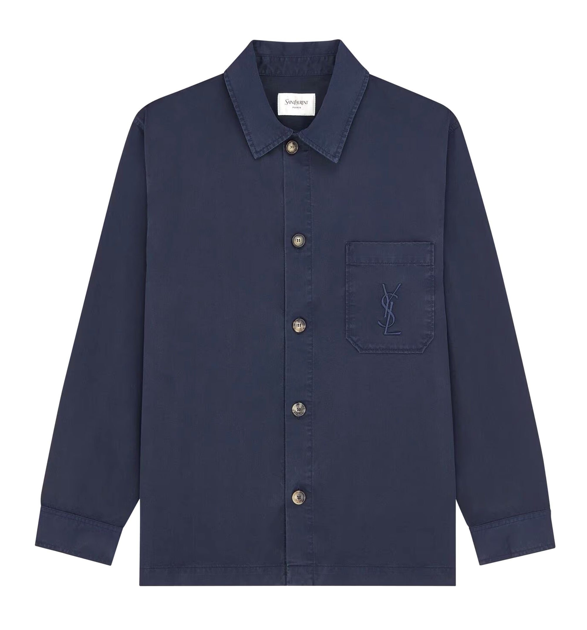 Cassandre Overshirt In Cotton Linen Gabardine