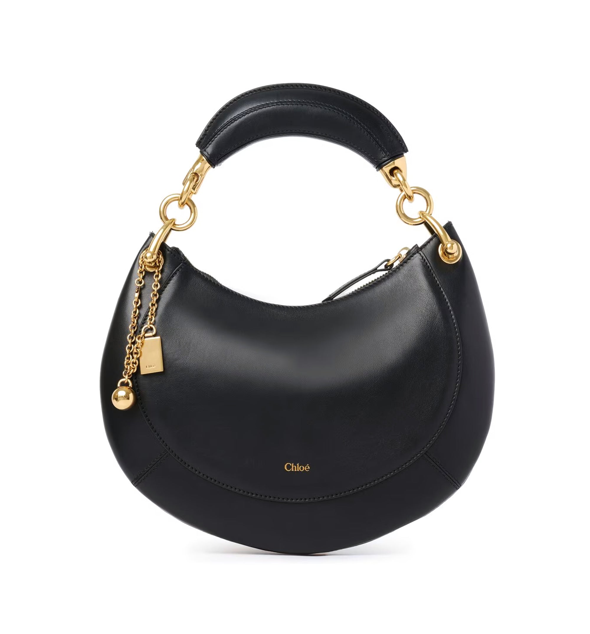Small Chloé Banana zipped hobo in soft leather
