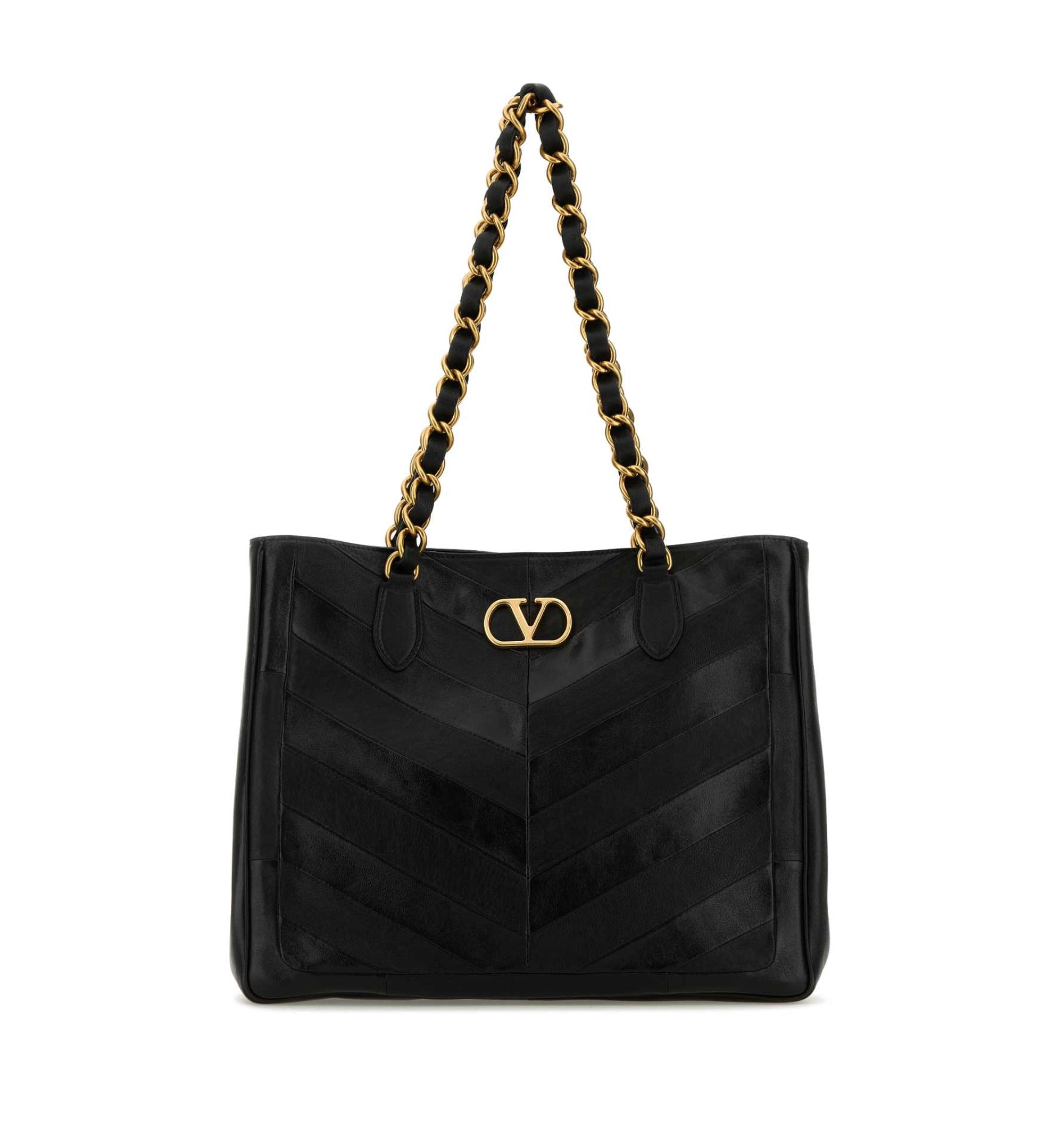 Laseine Leather Shopping Bag