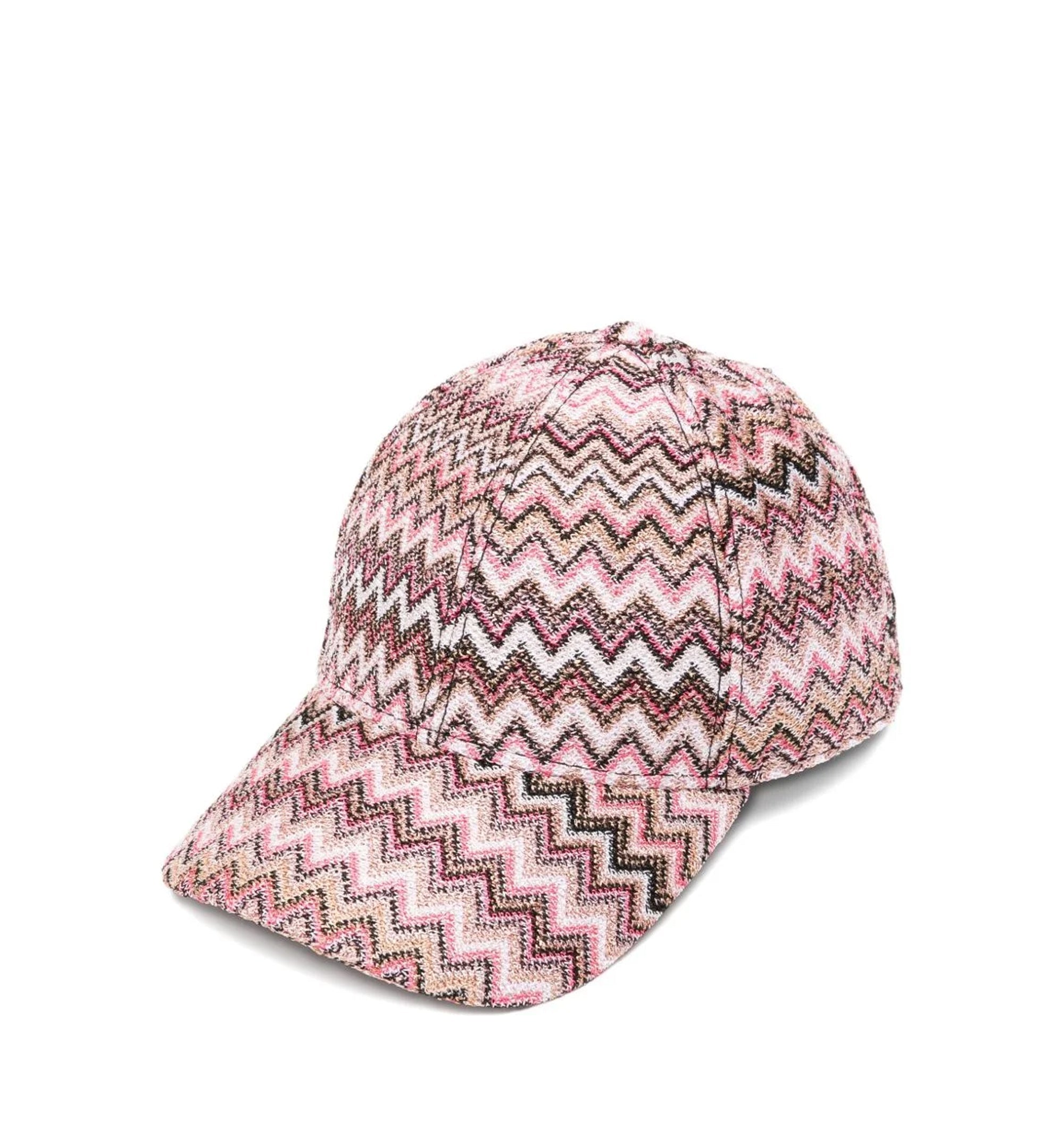 Zig Zag Print Baseball Cap