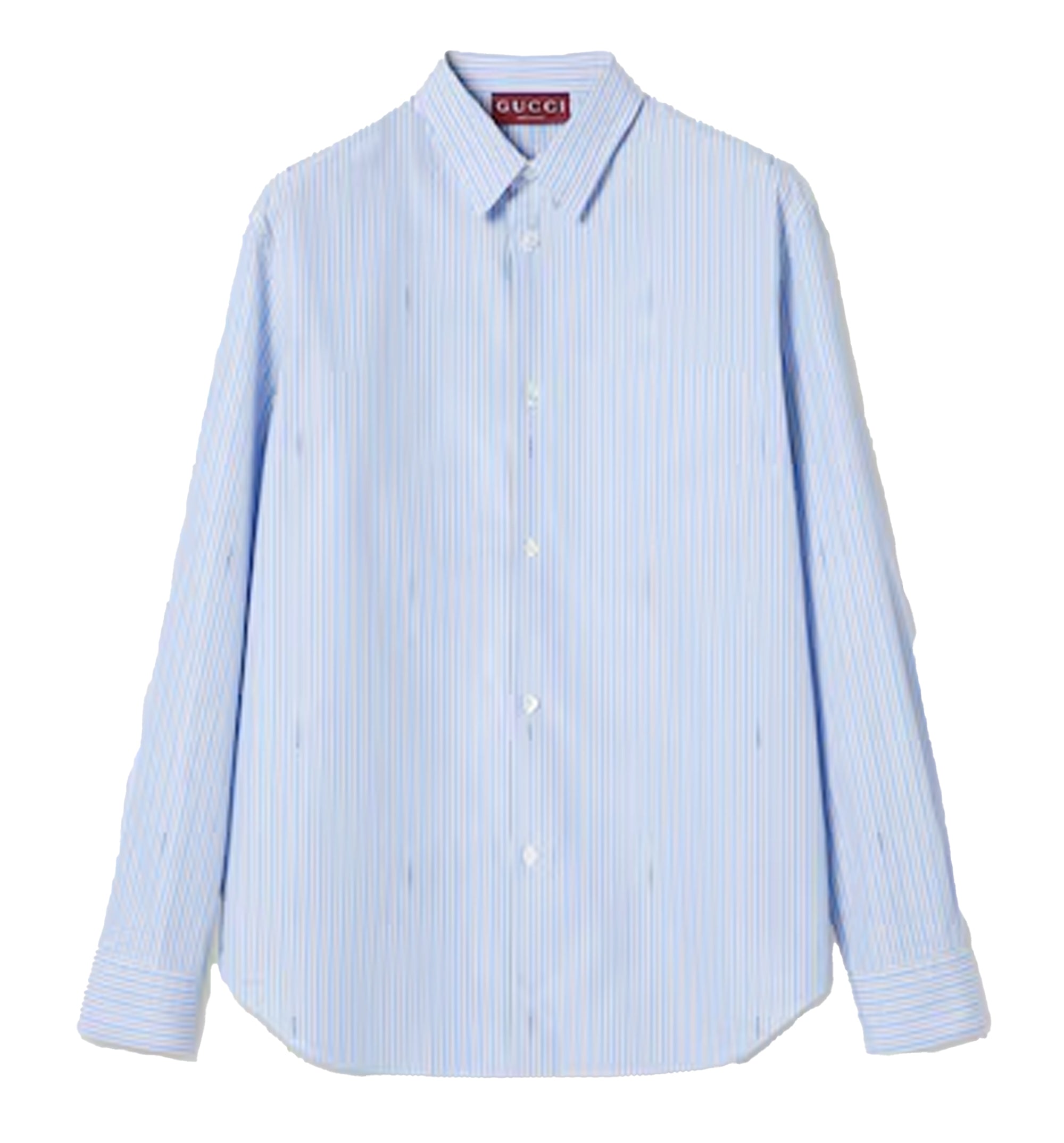 Striped Cotton Poplin Shirt