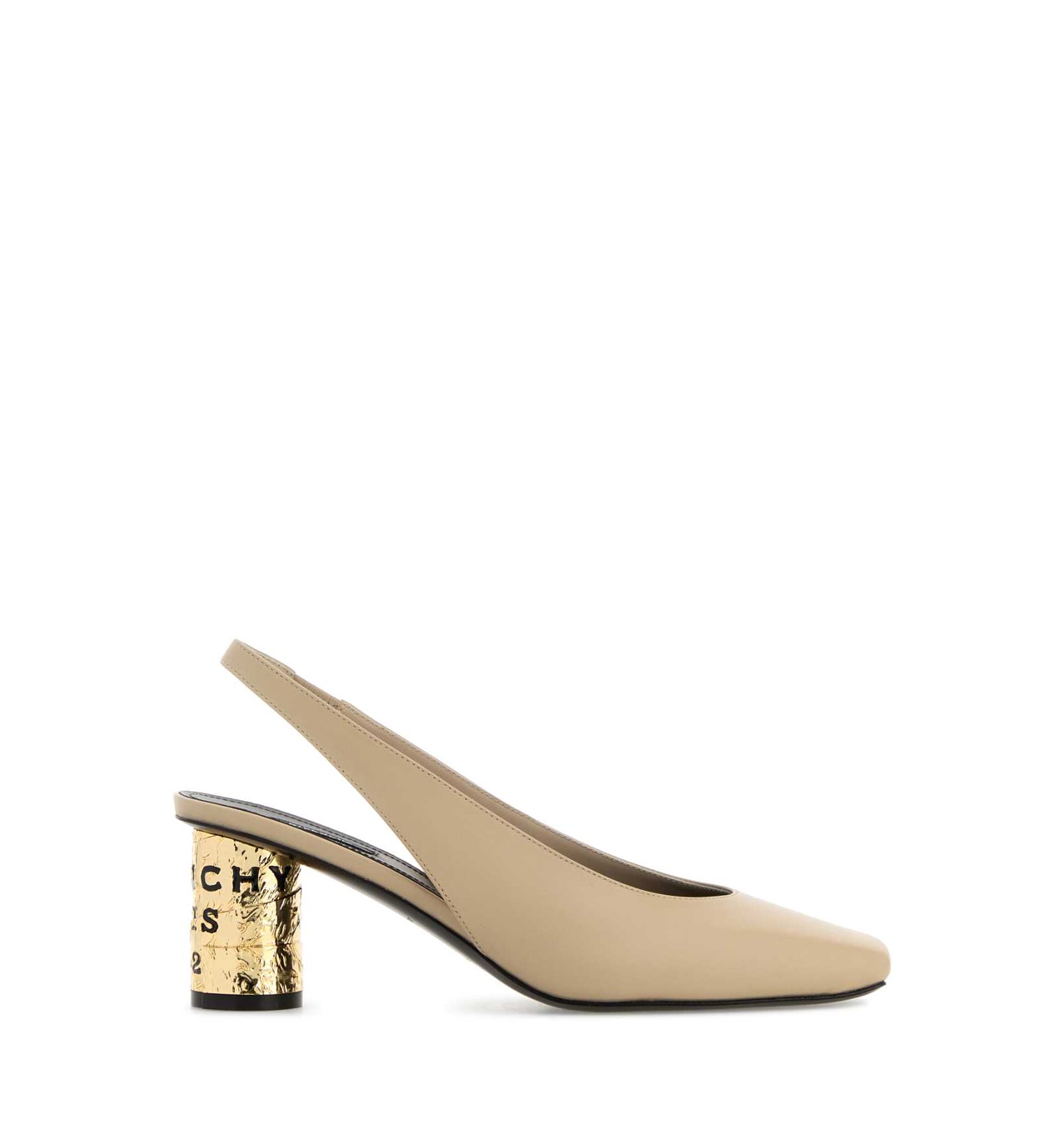 Tape Slingbacks in Leather