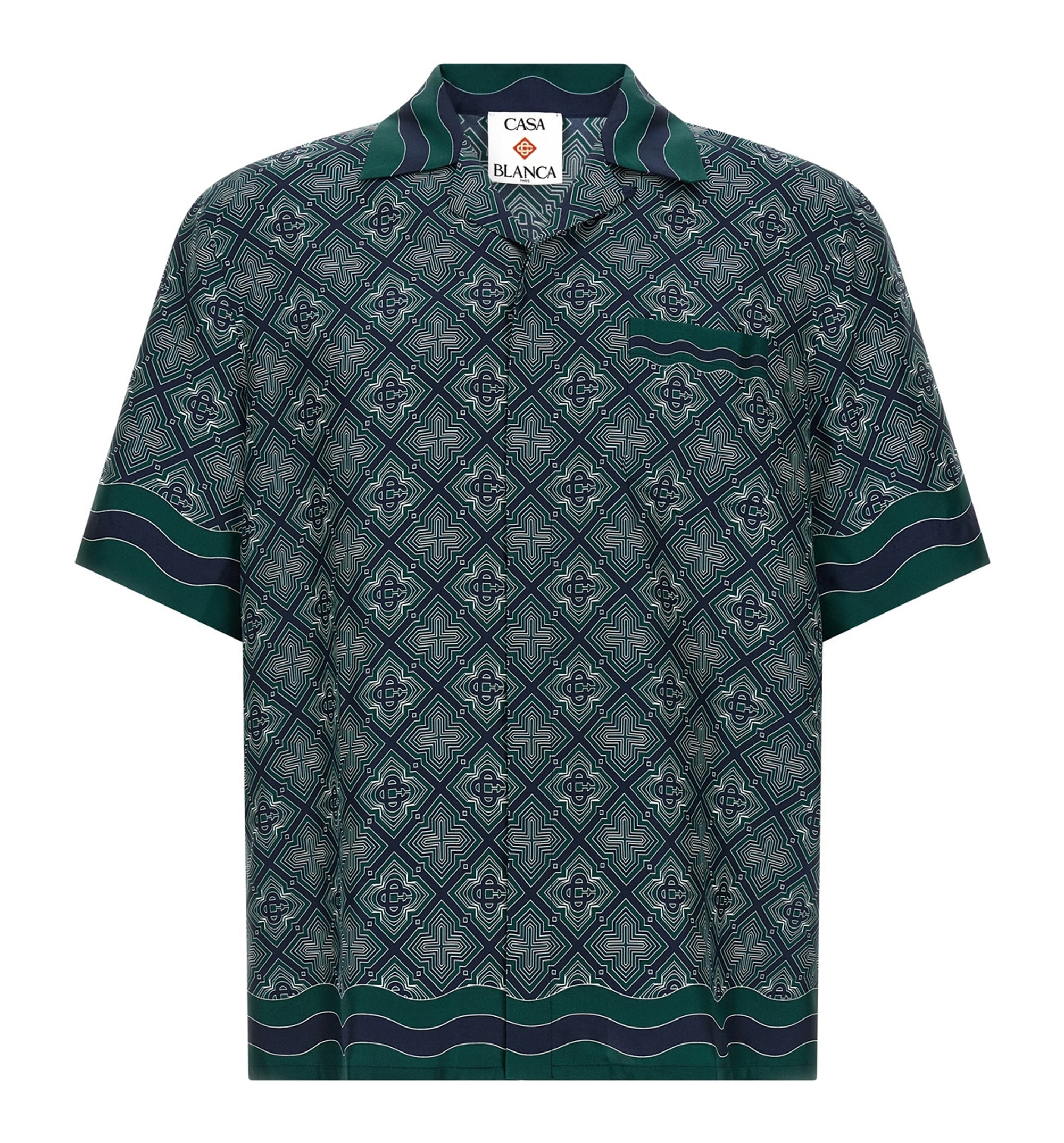 'Radiating Monogram' shirt