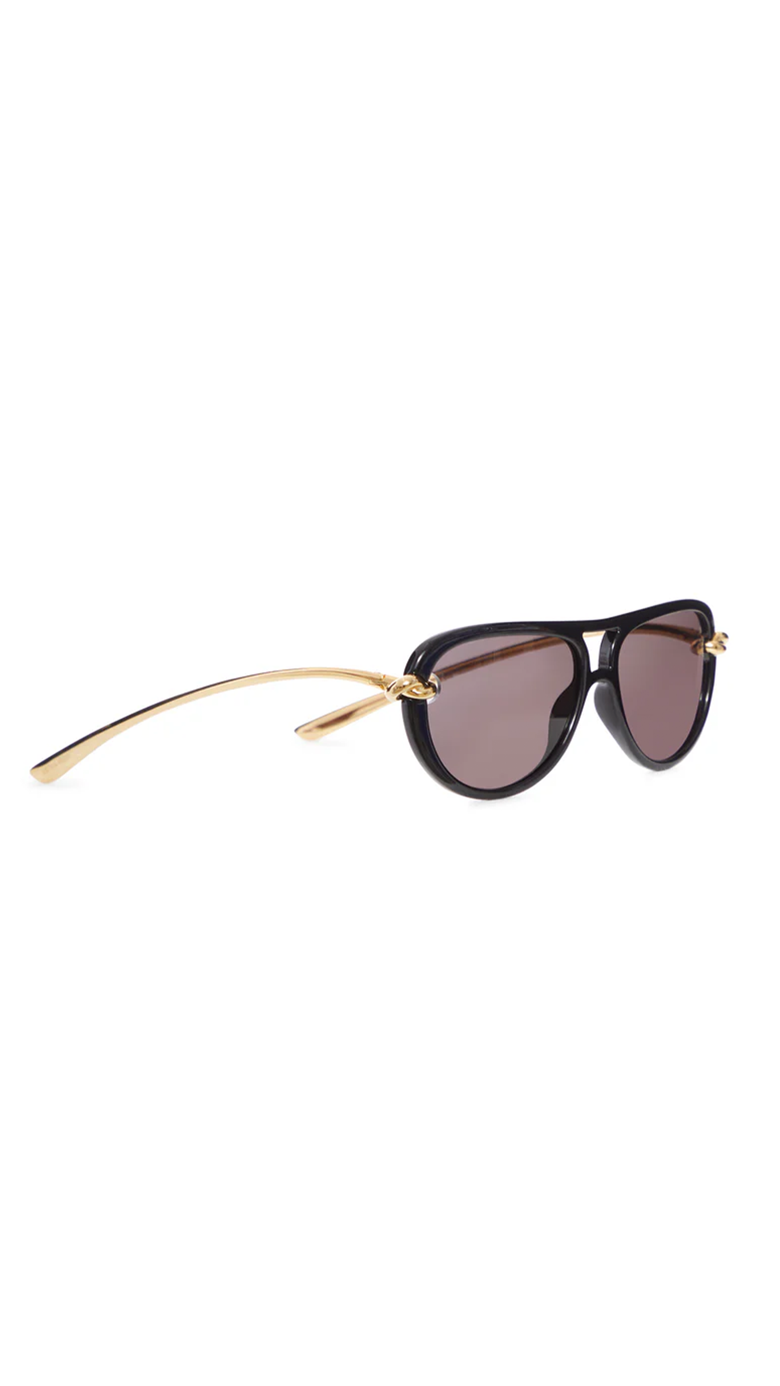Knot Aviator Sunglasses - Black