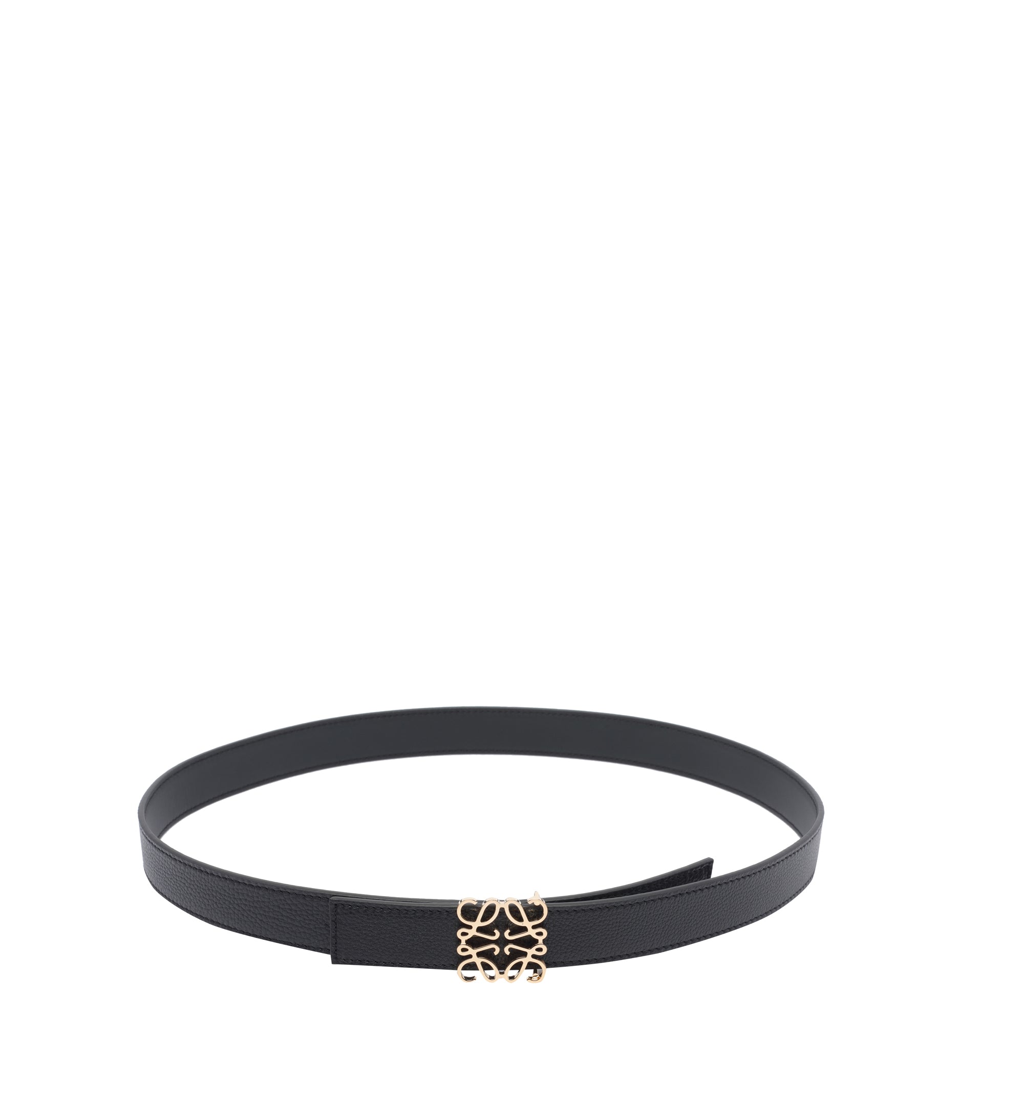 Reversible Anagram Belt in Supple Grained Calfskin