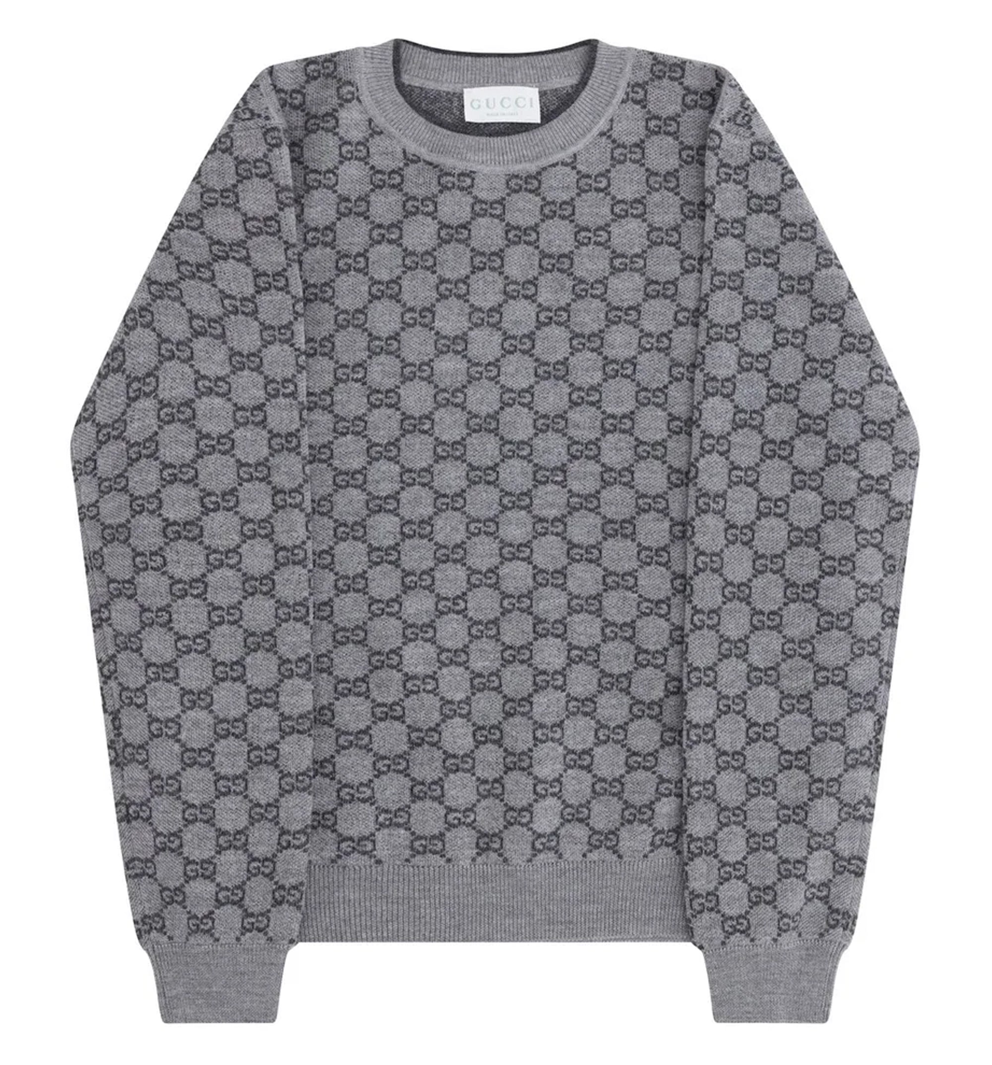 Children's GG Wool Jacquard Sweater