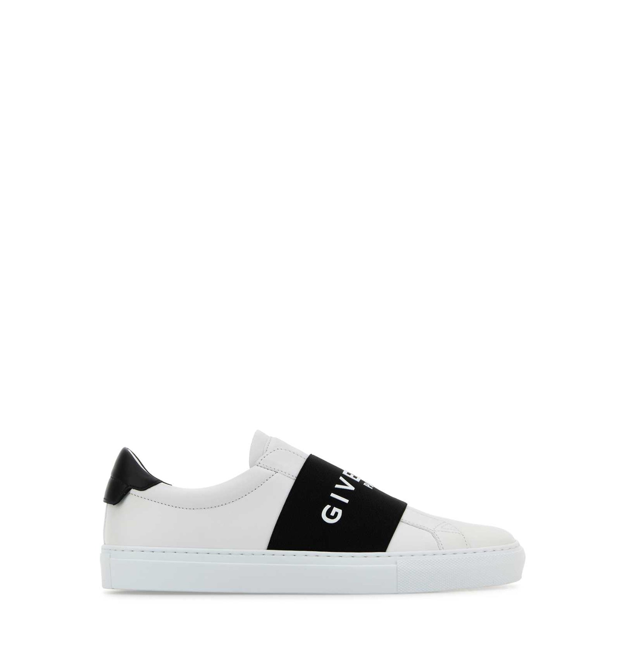 Urban Street Sneakers In Leather With Elastic Band