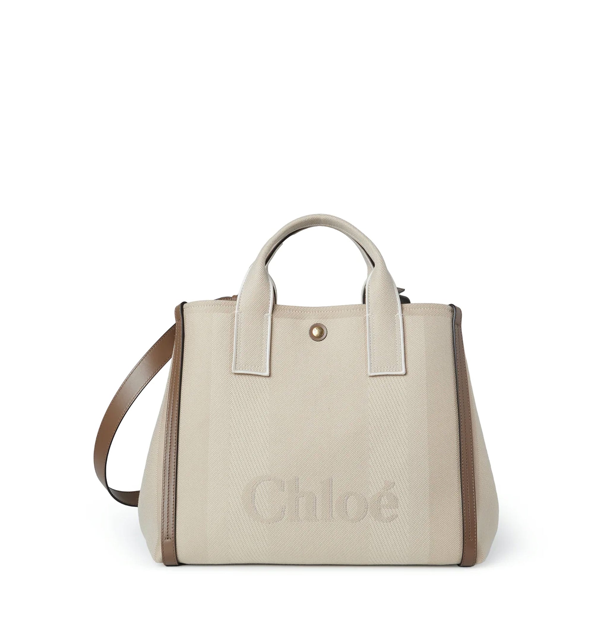 Chloé Carry Tote Bag In Canvas