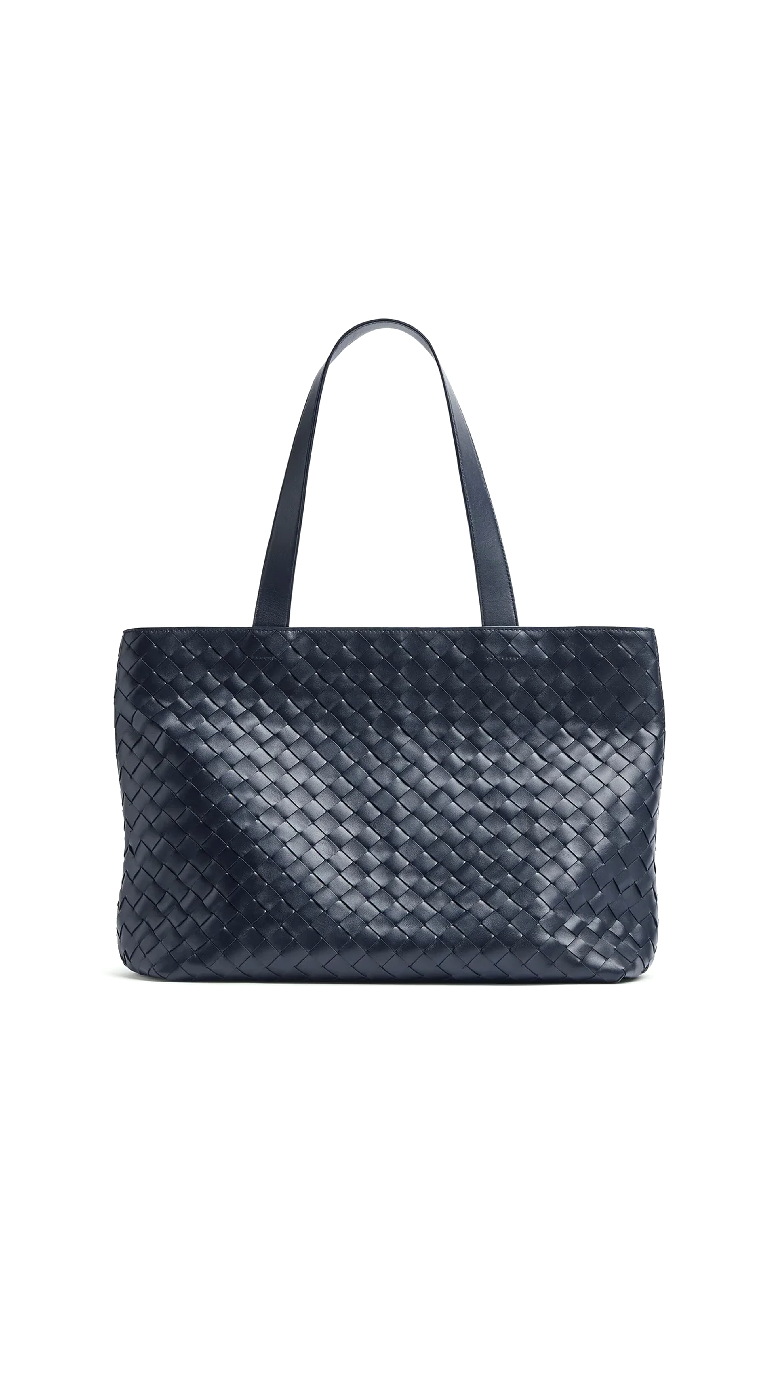 Small Intrecciato Zipped Tote - Space