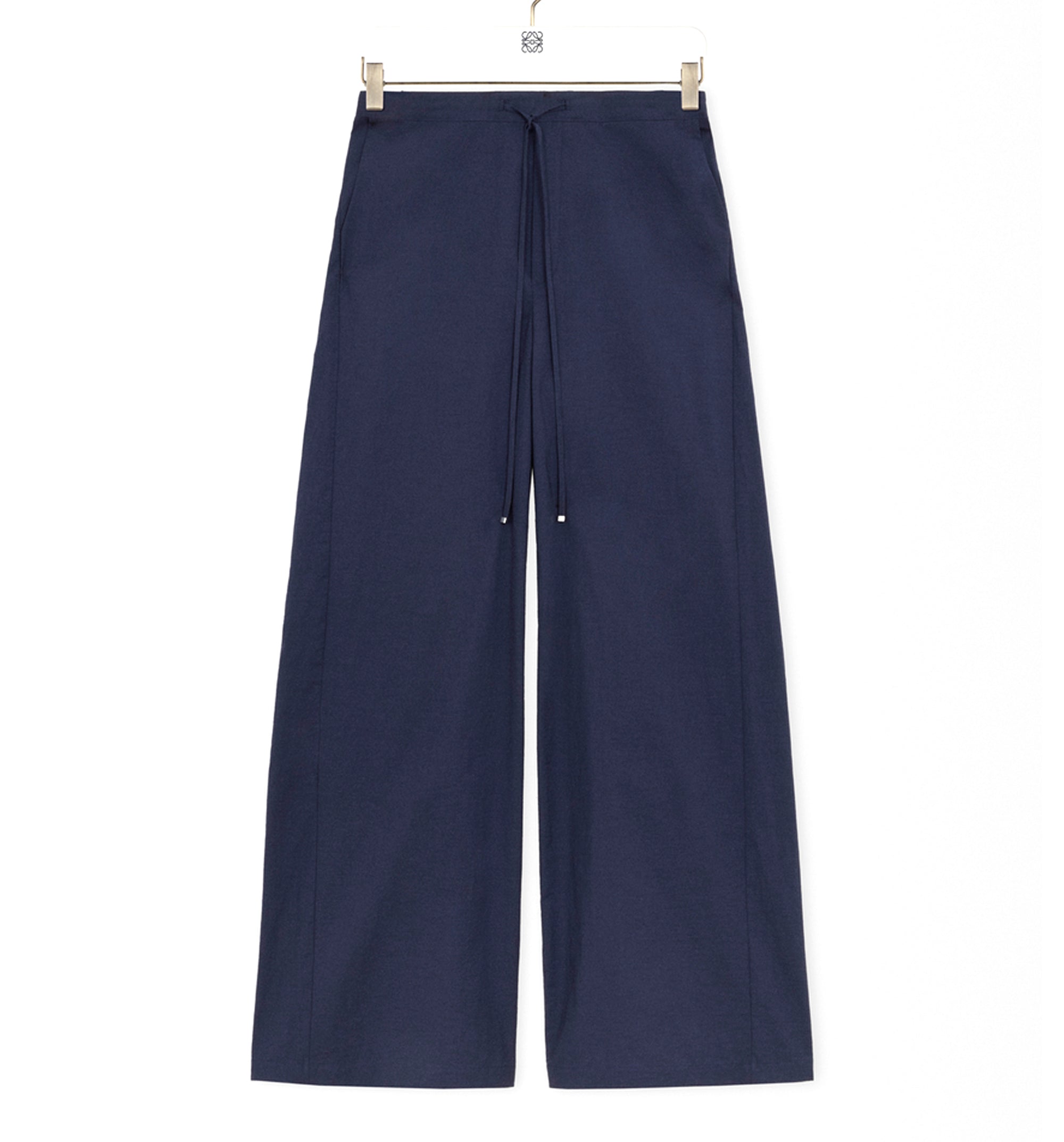 Drawstring Trousers In Cotton Blend