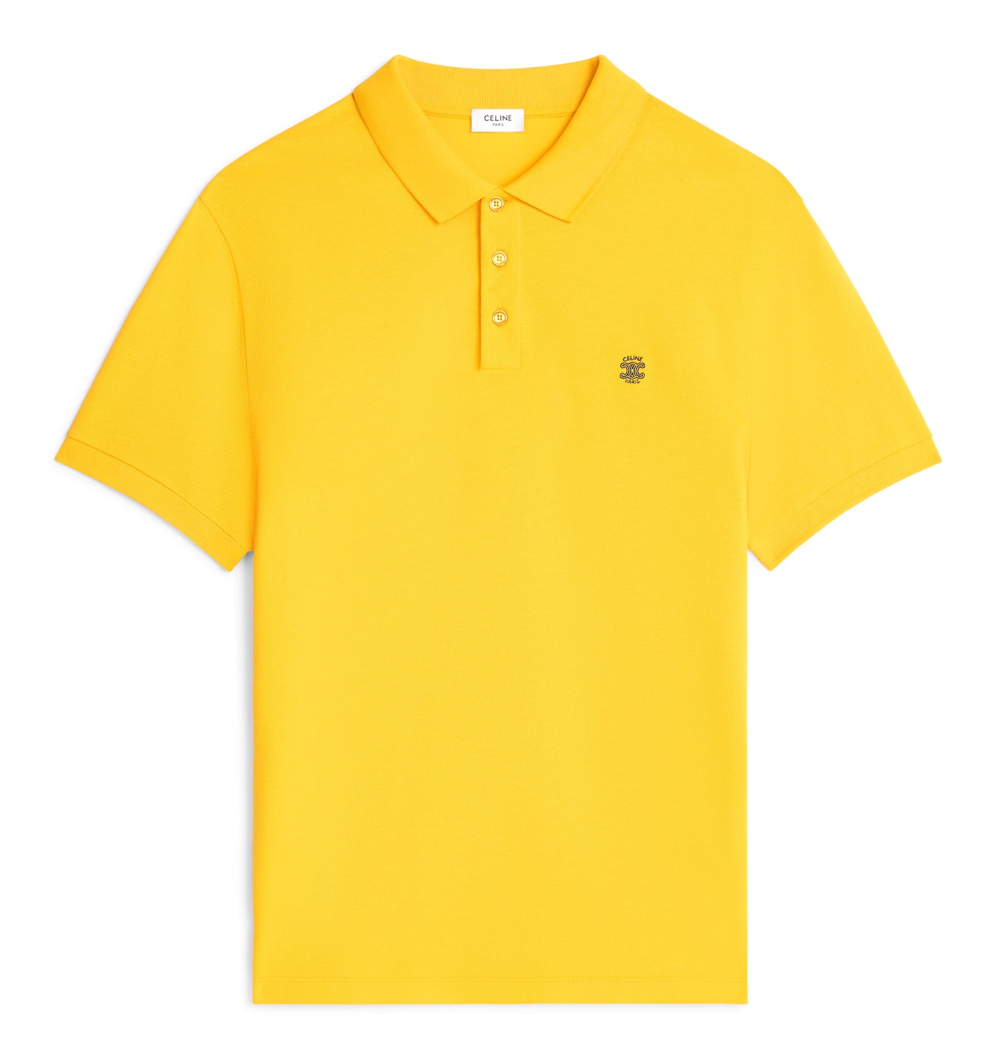 Embroidered Logo Polo Shirt in Cotton Piqué