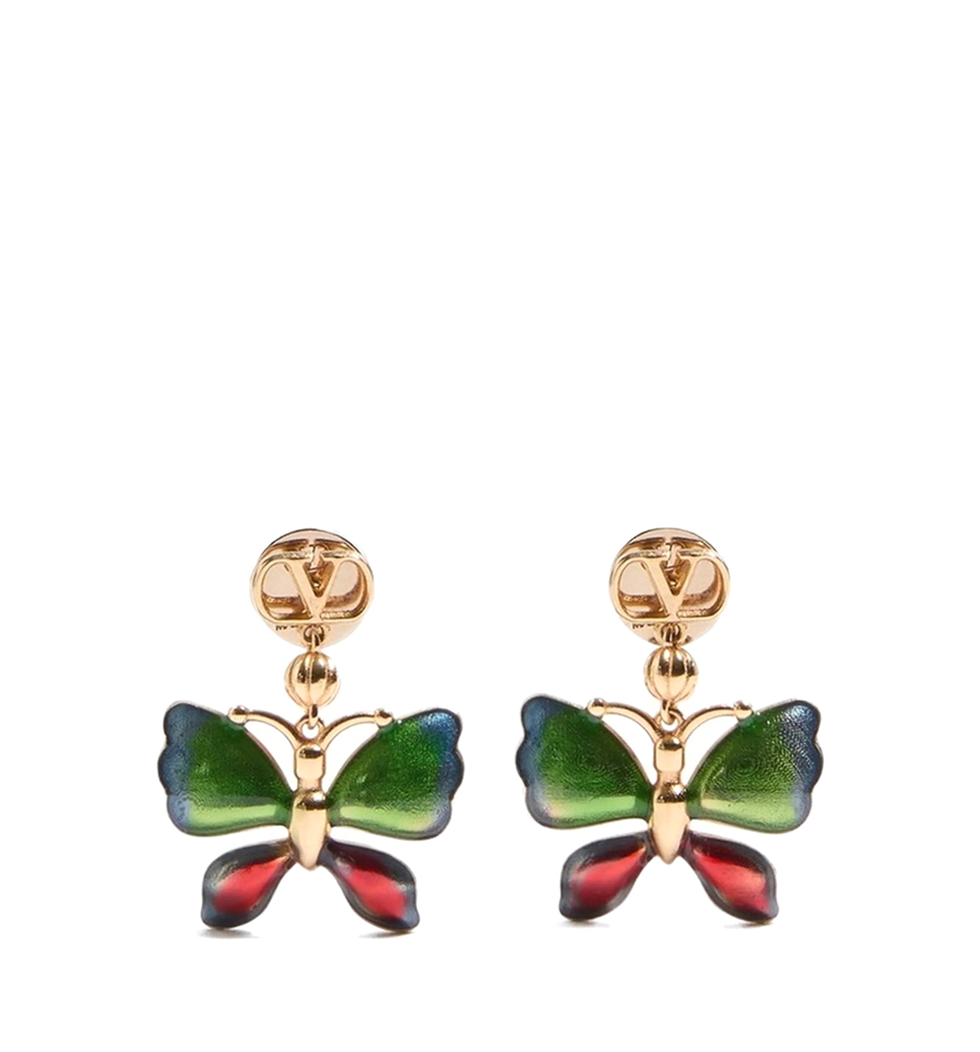 Vouloirvoler Metal And Enamel Earrings