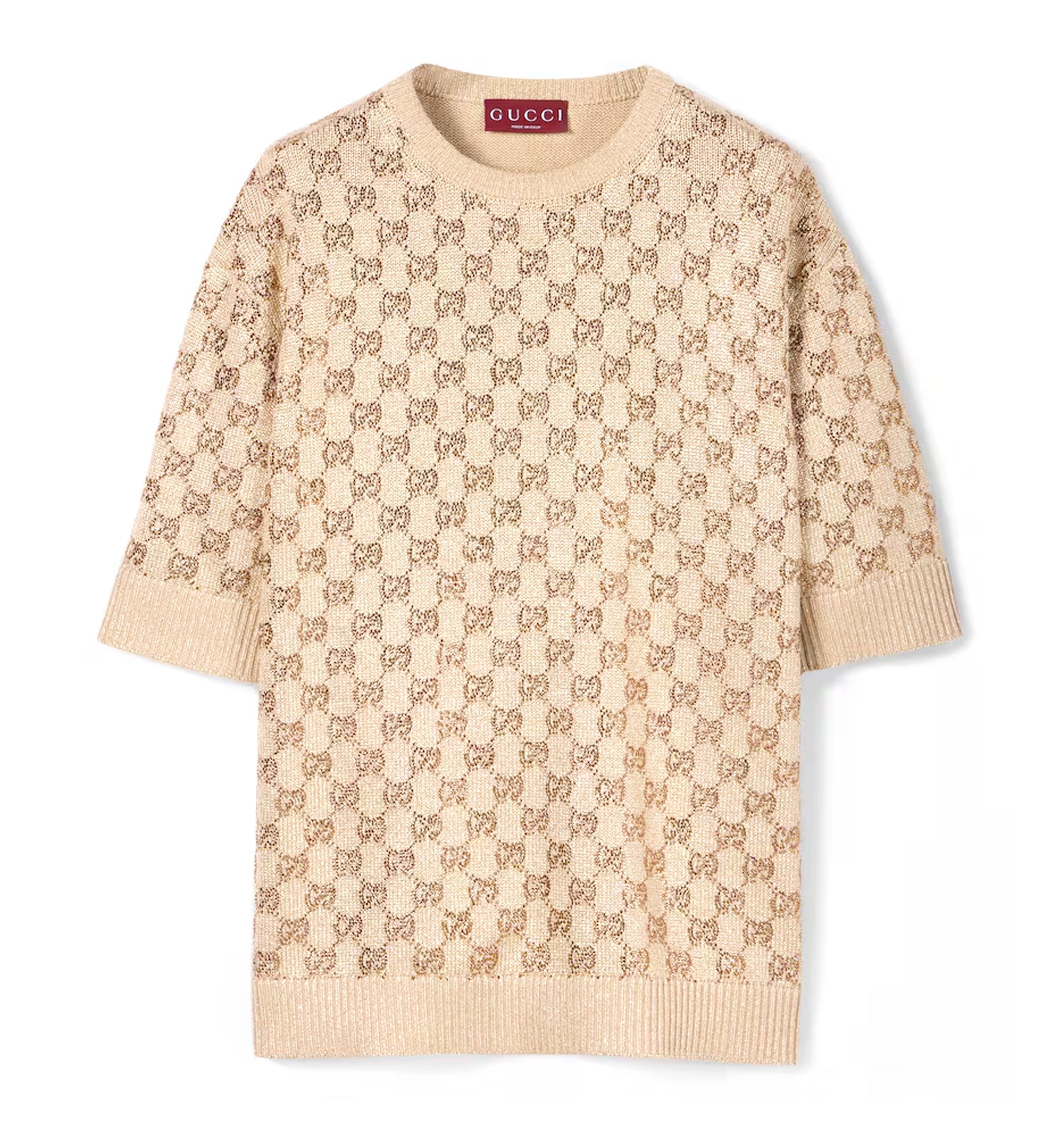 Wool Cashmere Sweater With Crystals