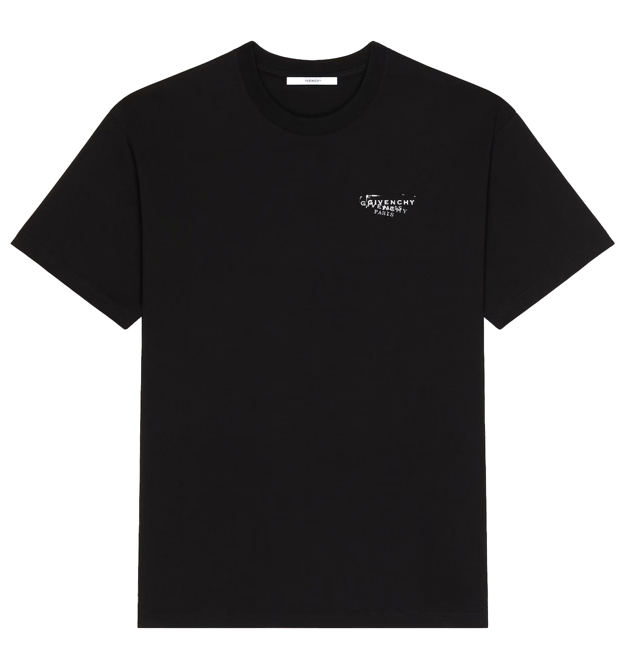 T-Shirt In Cotton With GIVENCHY Stamp Print