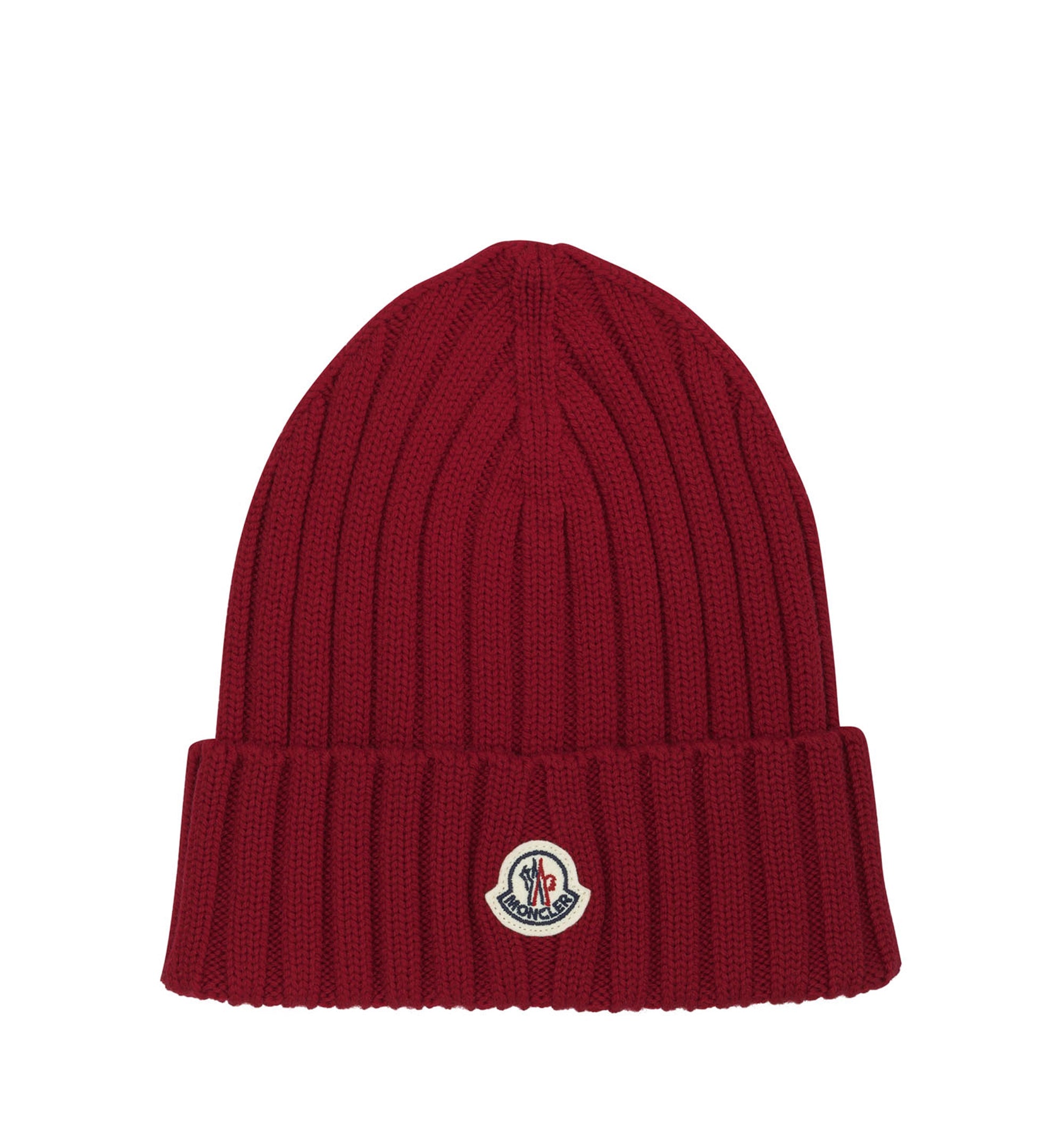 Wool beanie with logo