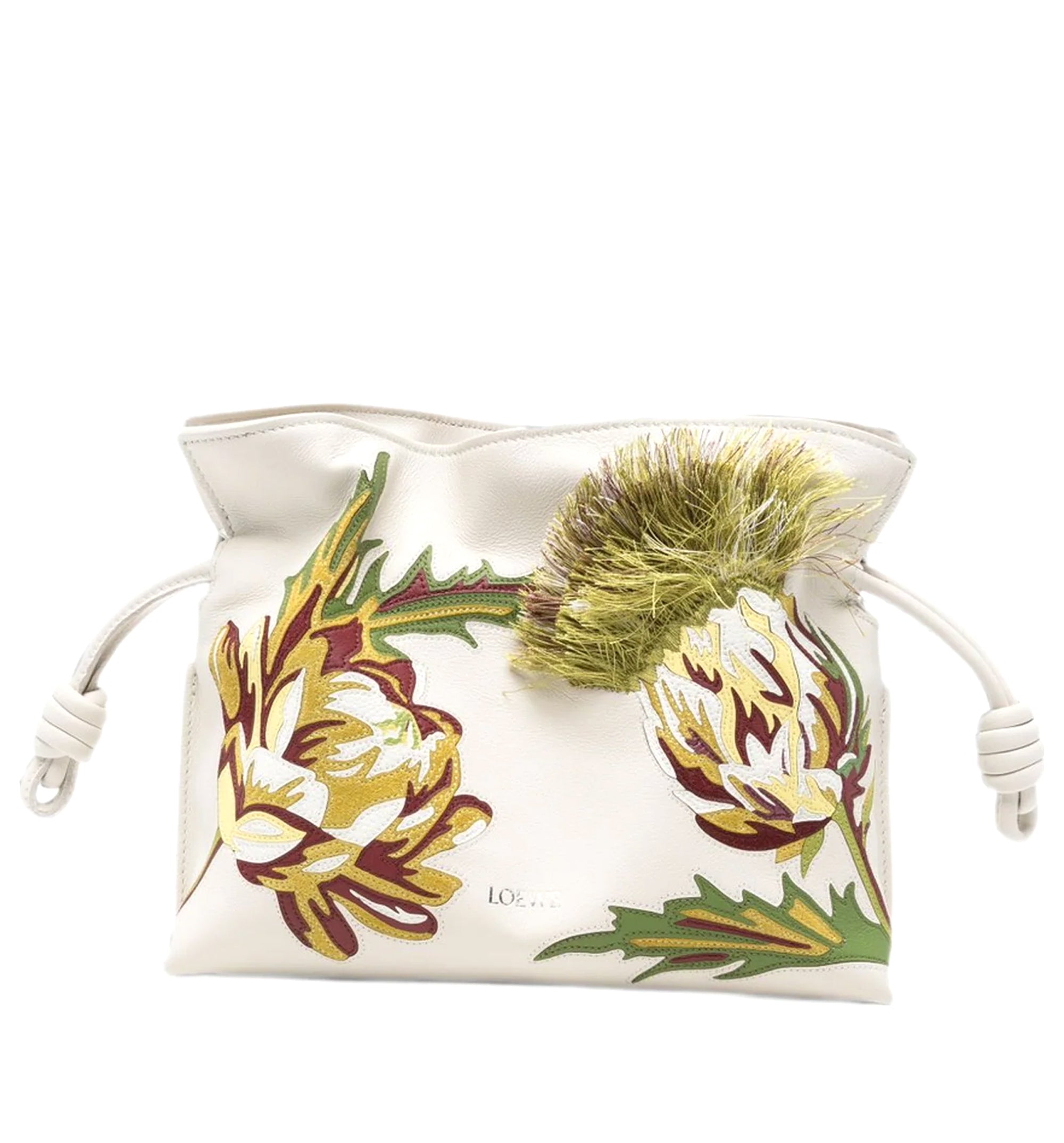 Flamenco Mini Leather Clutch - Loewe Paula's Ibiza
