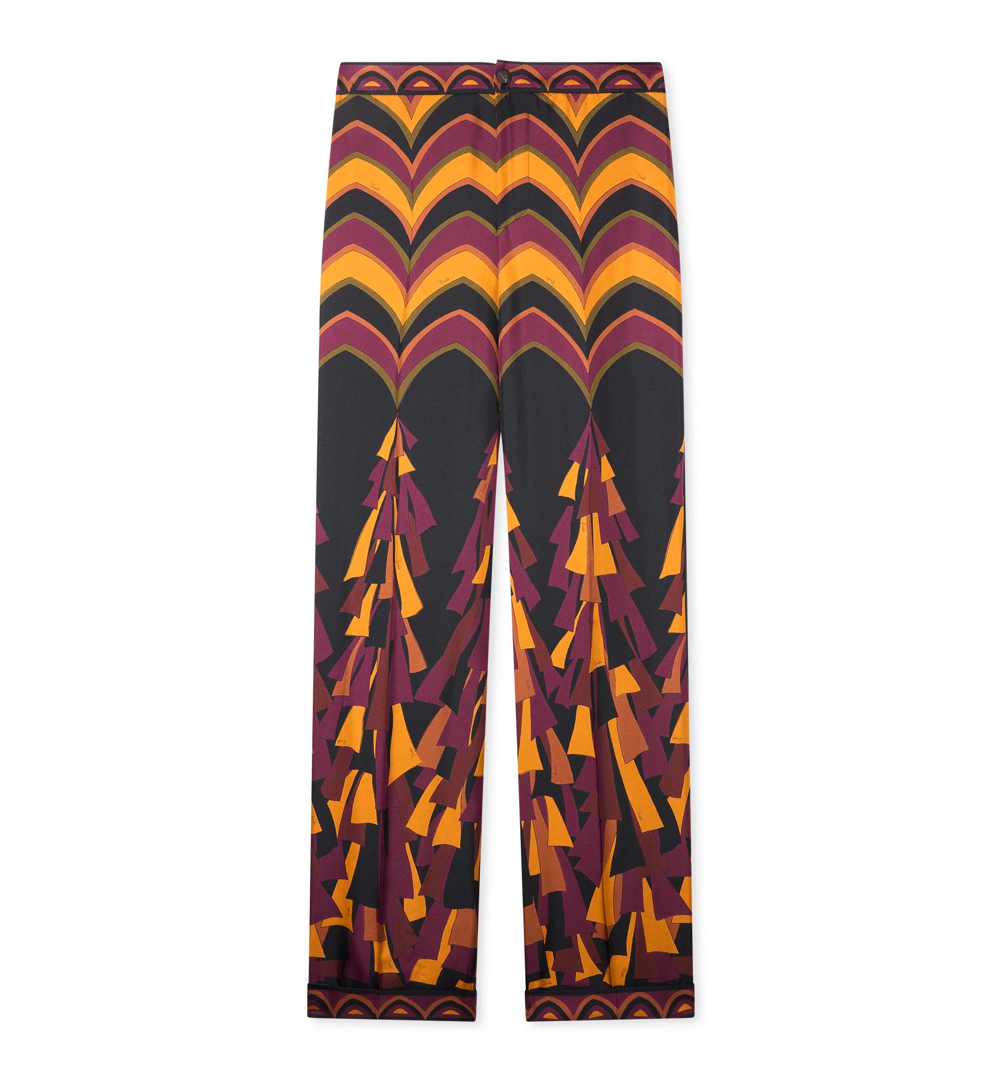 Baiadera Print Silk Pants
