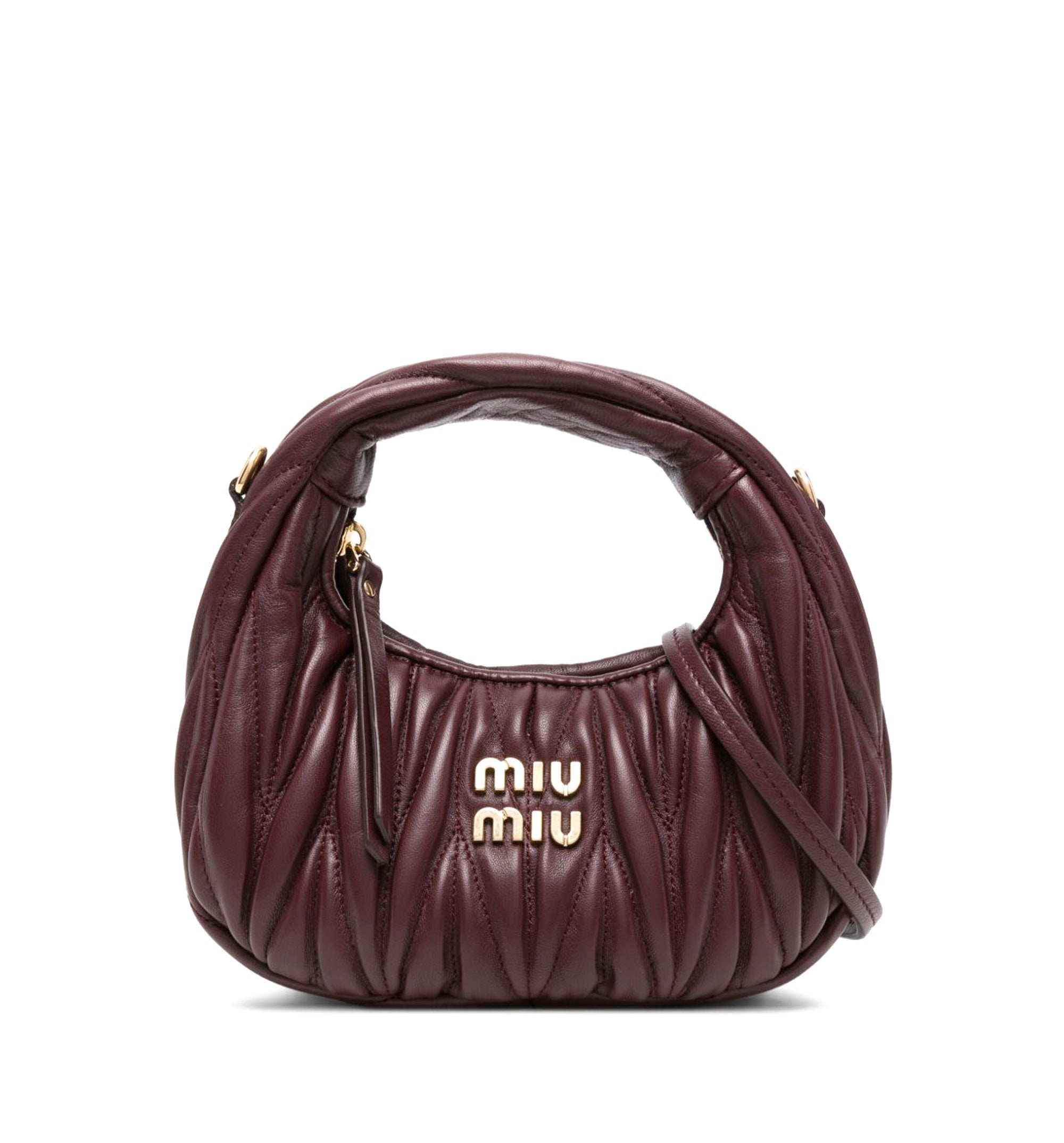 Wander Matelassé Nappa Leather Hobo Mini-bag