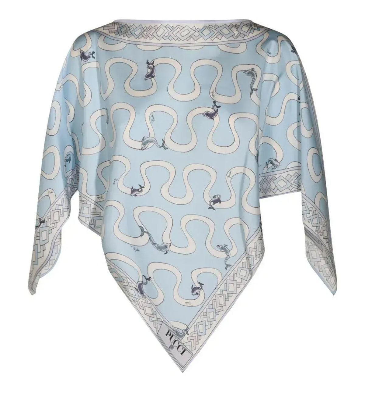 Printed Silk Blouse