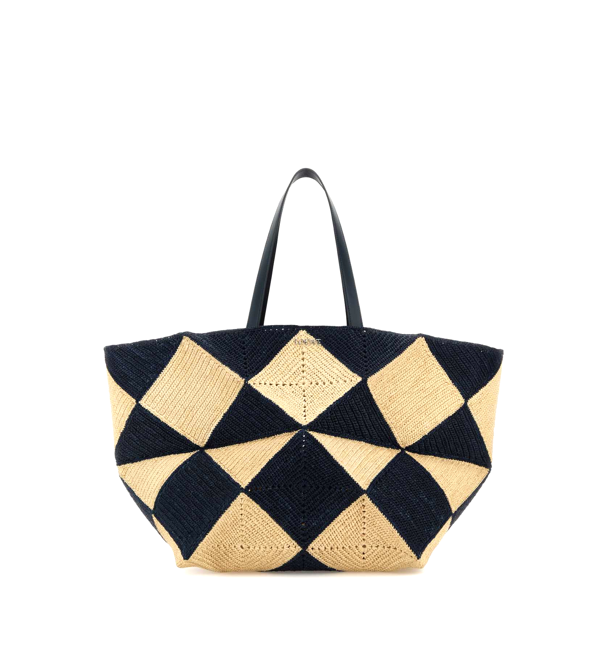 Puzzle Fold Tote XXL in Rafia