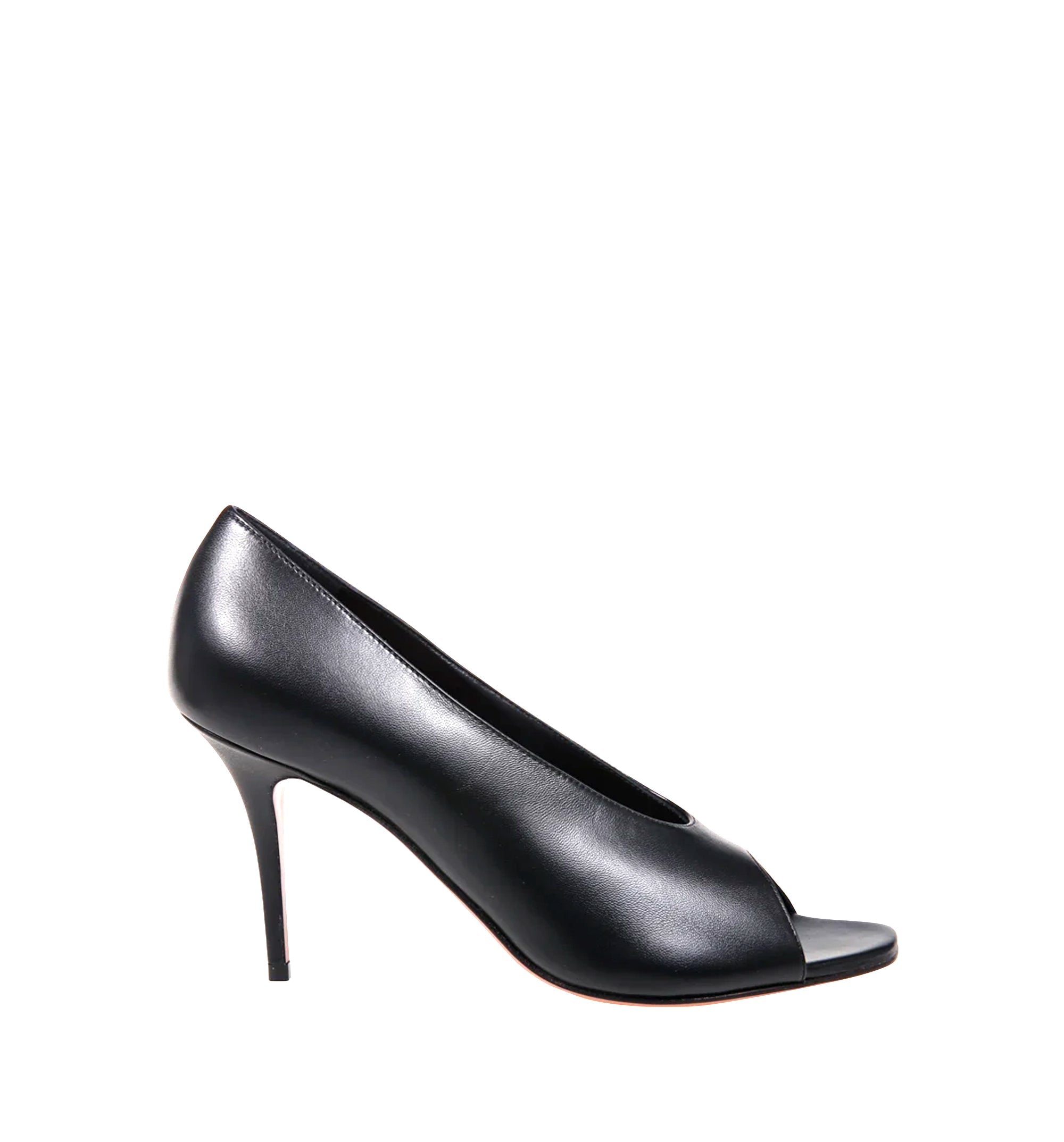 Julianne Peep Toe Pump 95 Black Nappa