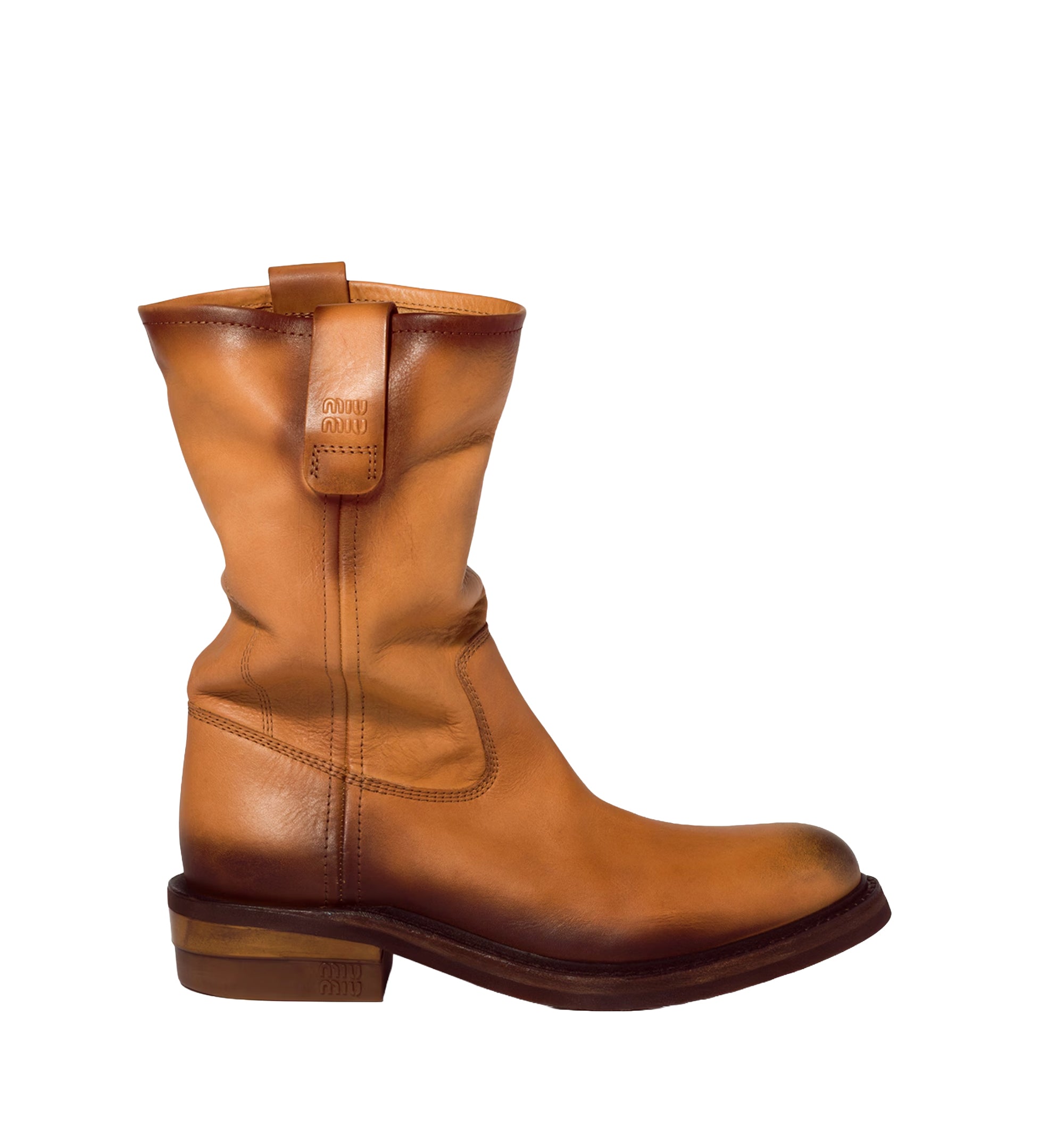 Foulé Leather Booties