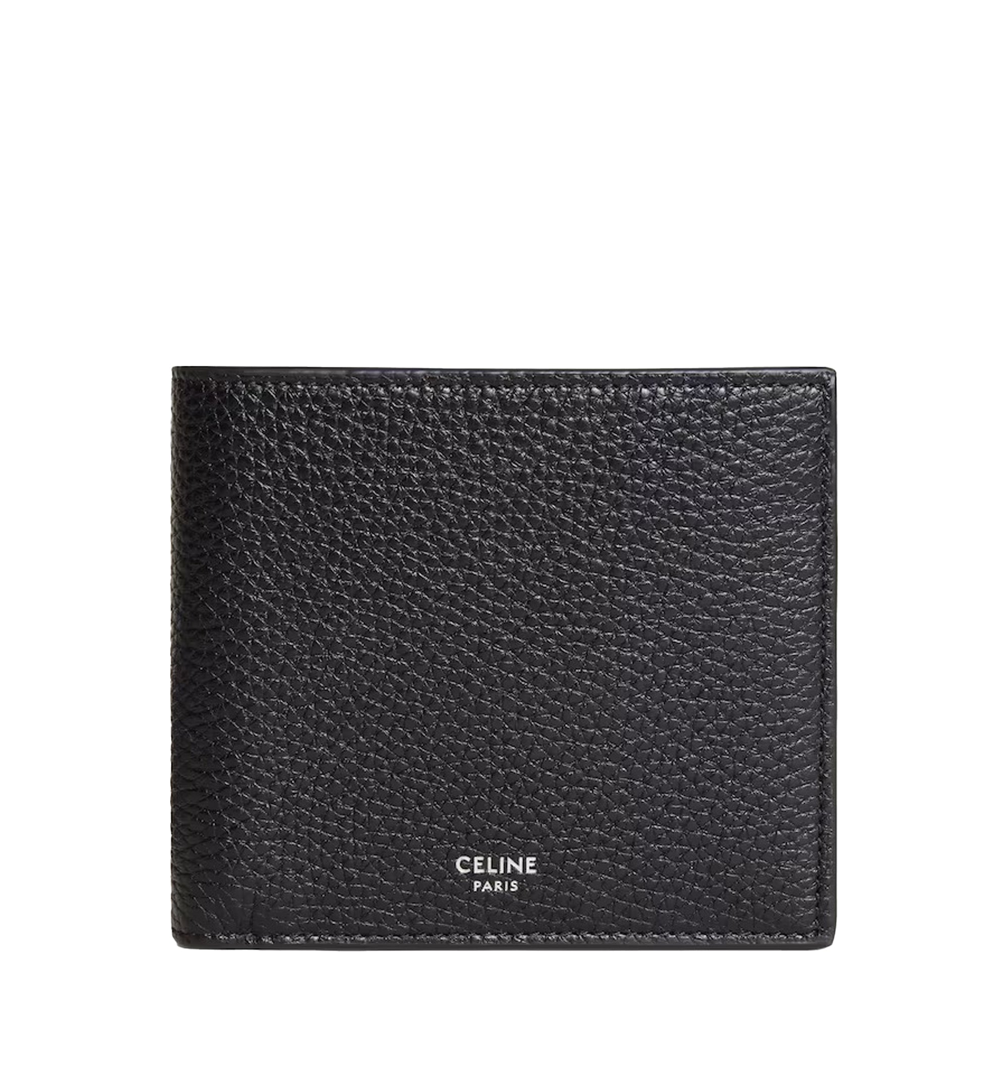 Bi-Fold Wallet in Grained Calfskin