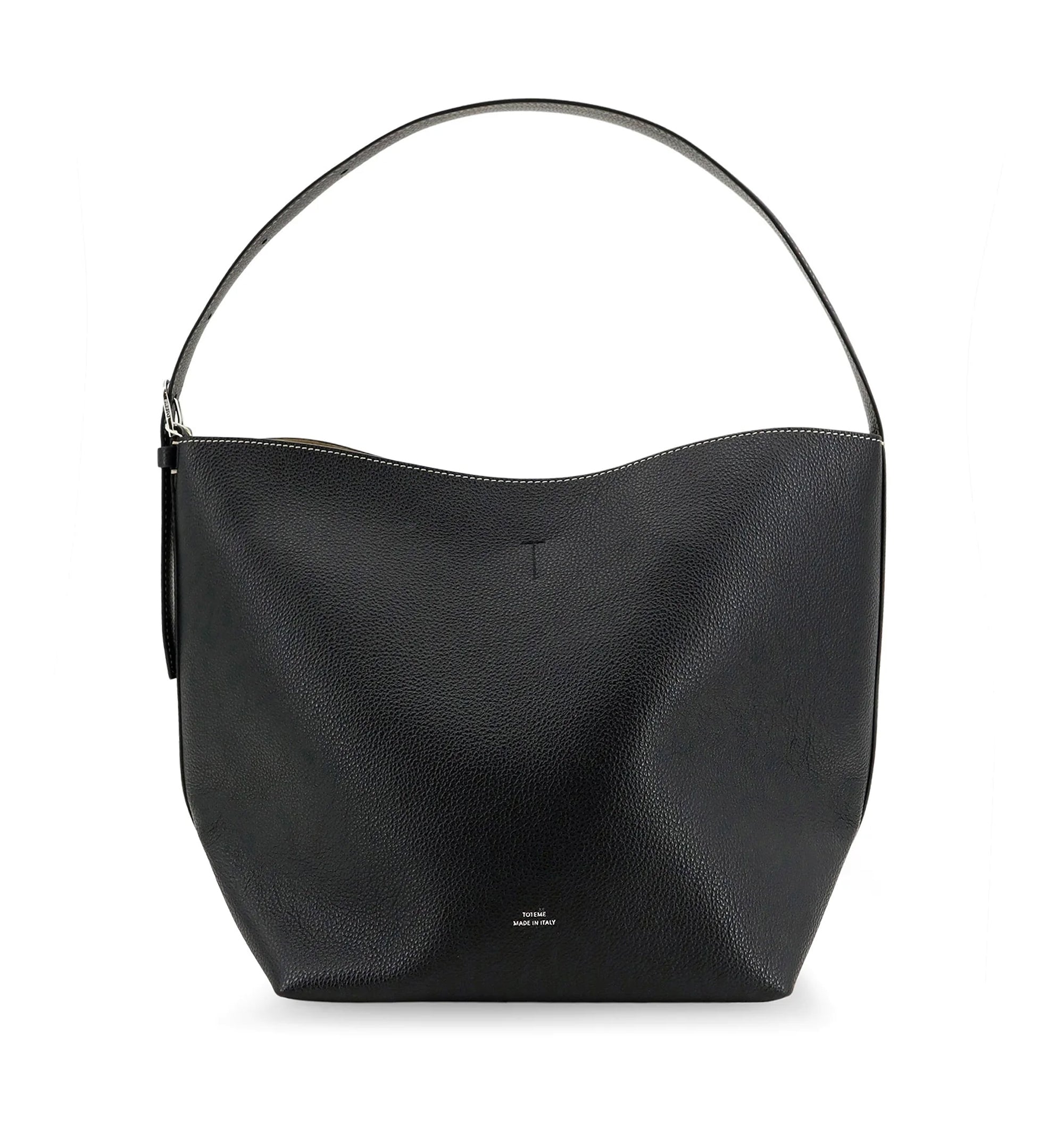 Medium Belted hammered leather shouder bag