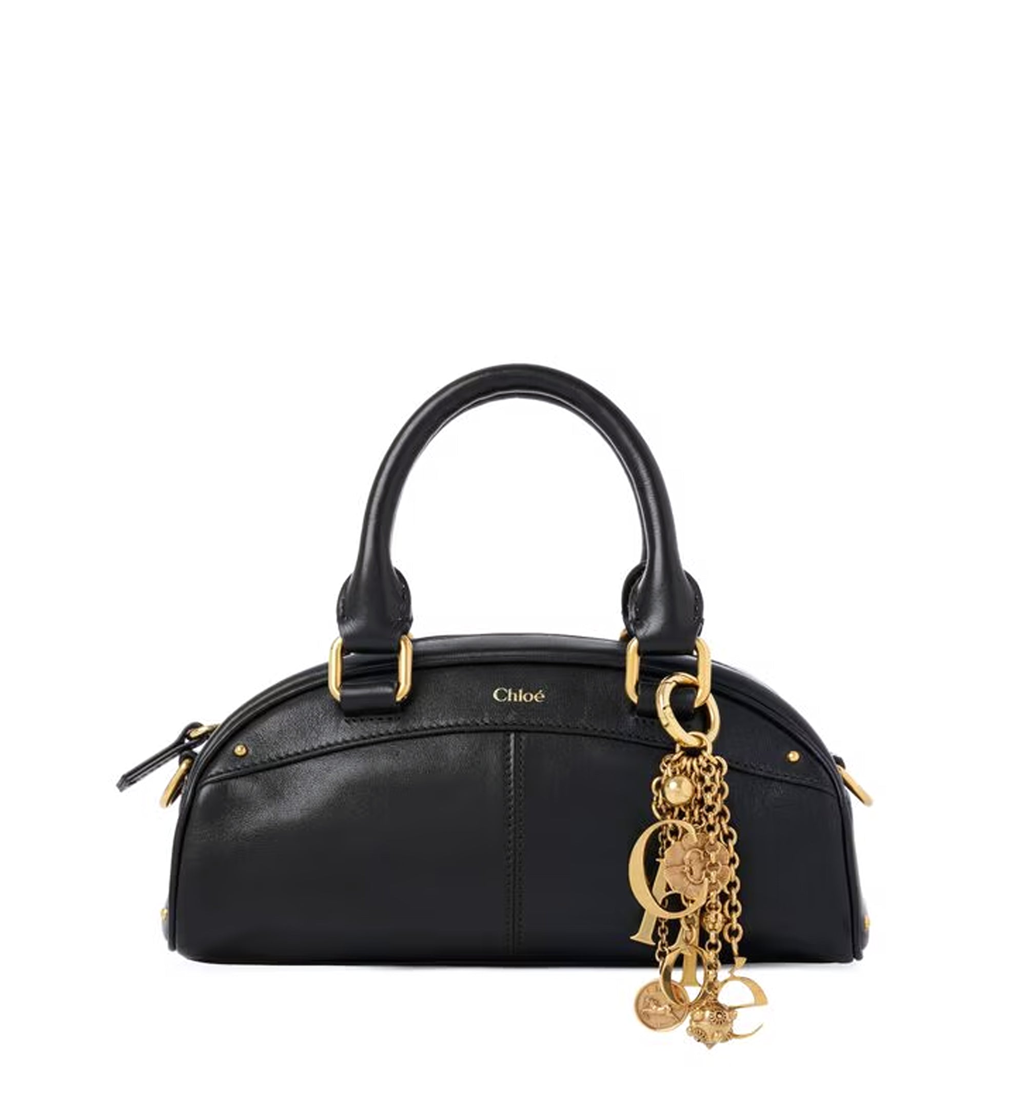 Small Chloé Bowling Bag In Soft Leather