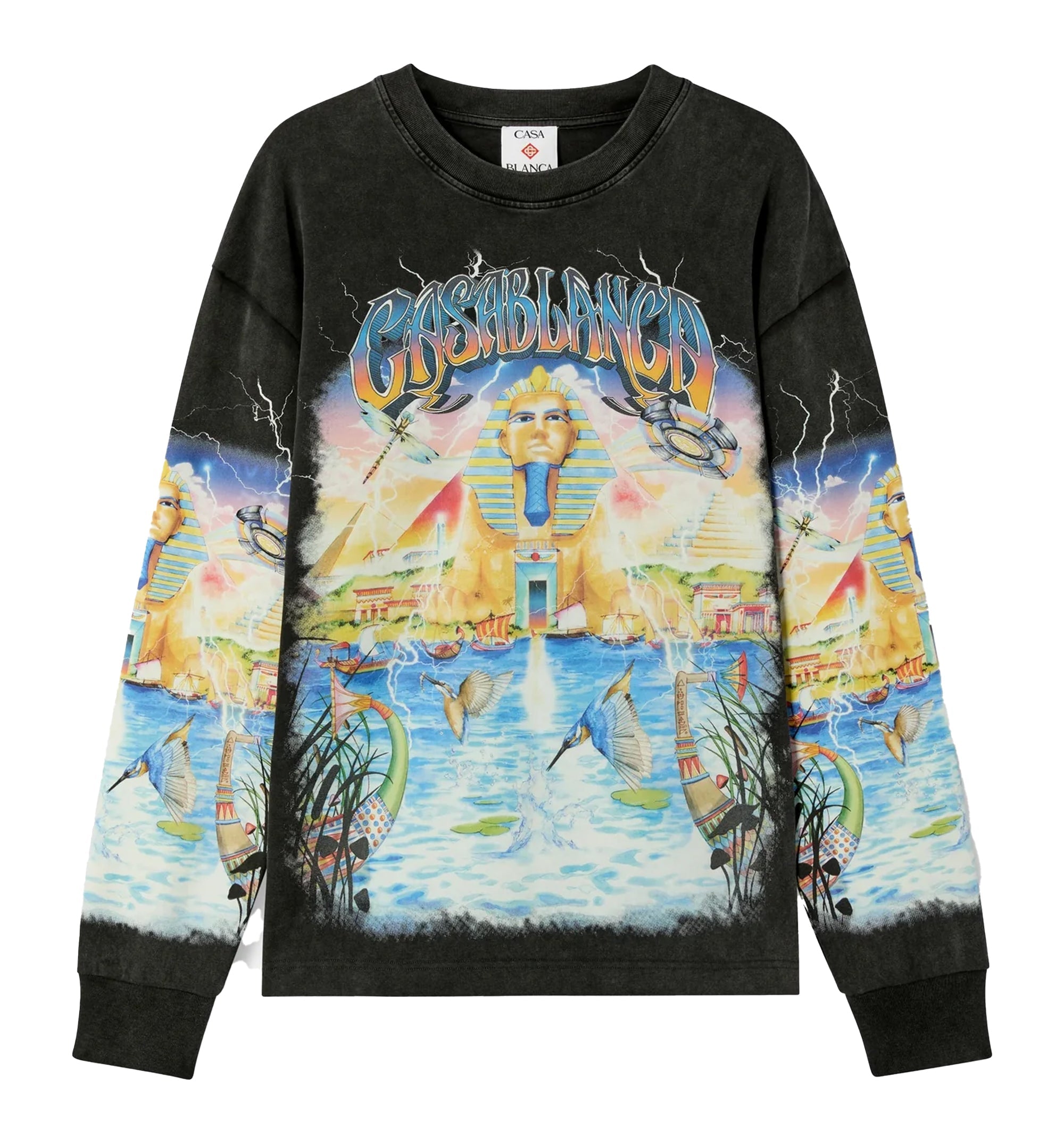 Black Egypt As It Was Long Sleeve T‑Shirt