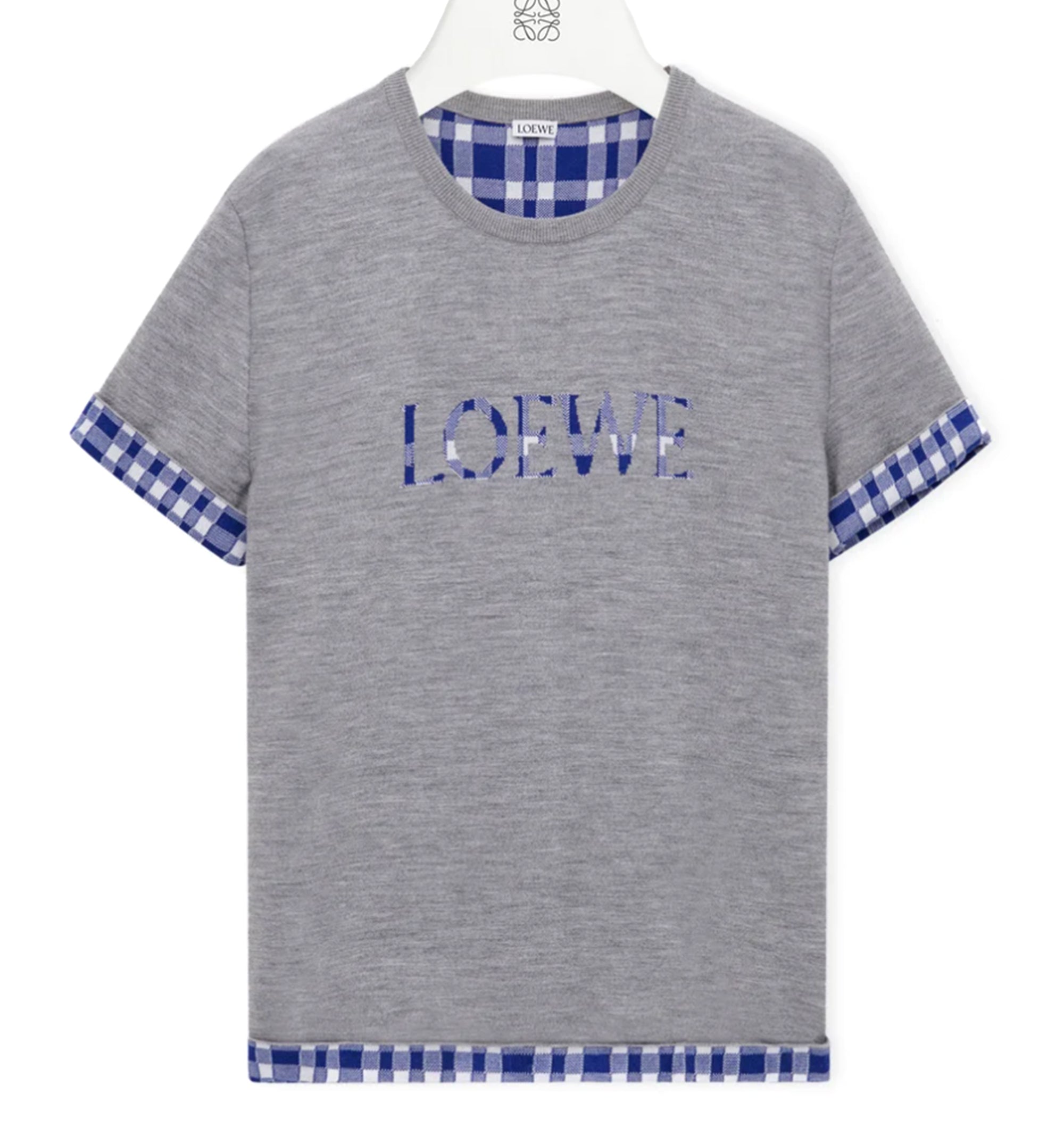 Top in wool and cotton