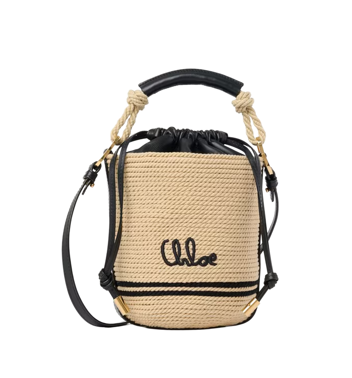 Chloé Soleil bucket bag in cord
