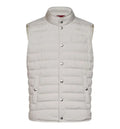 Lightweight techno fabric down vest