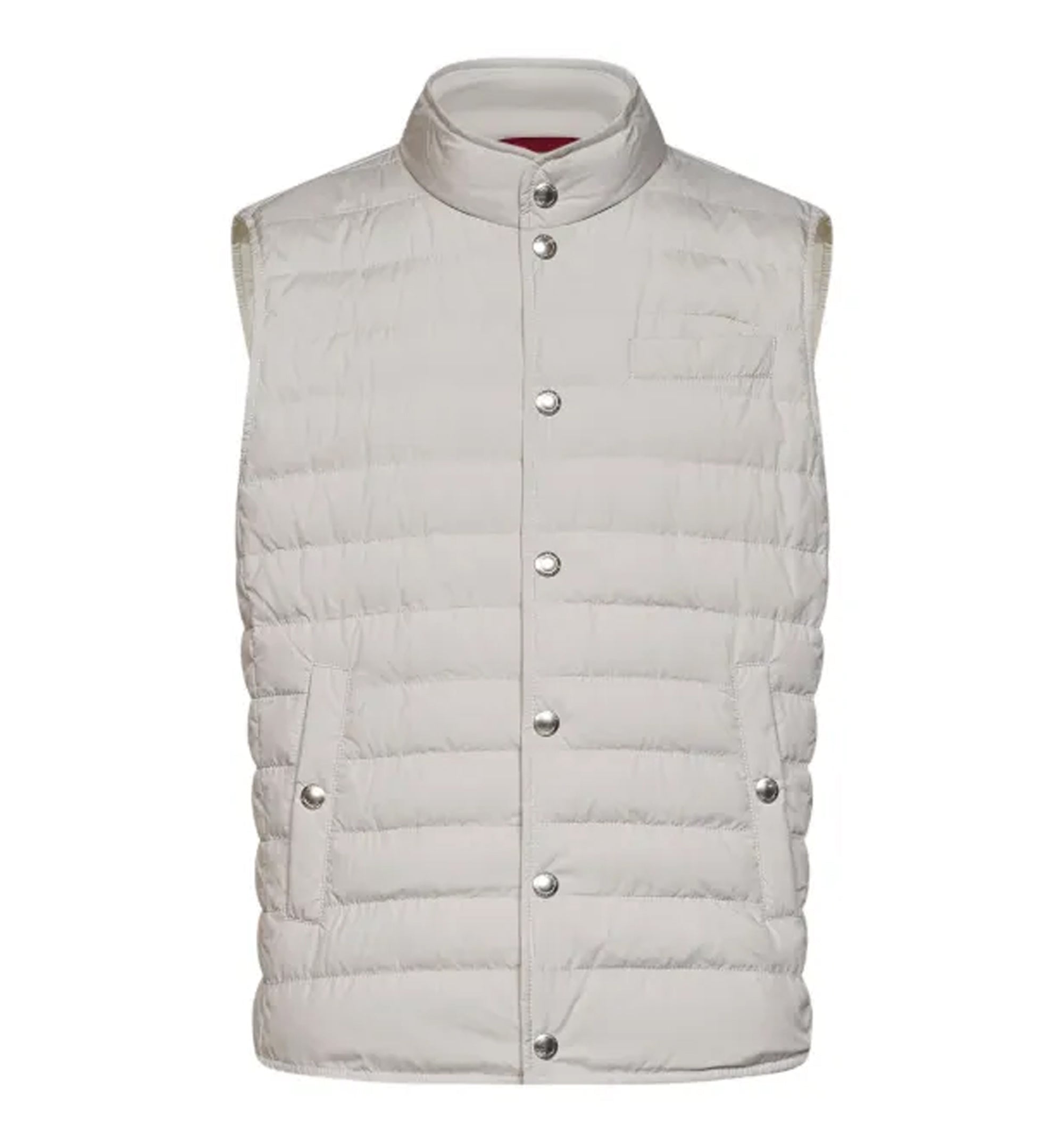 Lightweight techno fabric down vest
