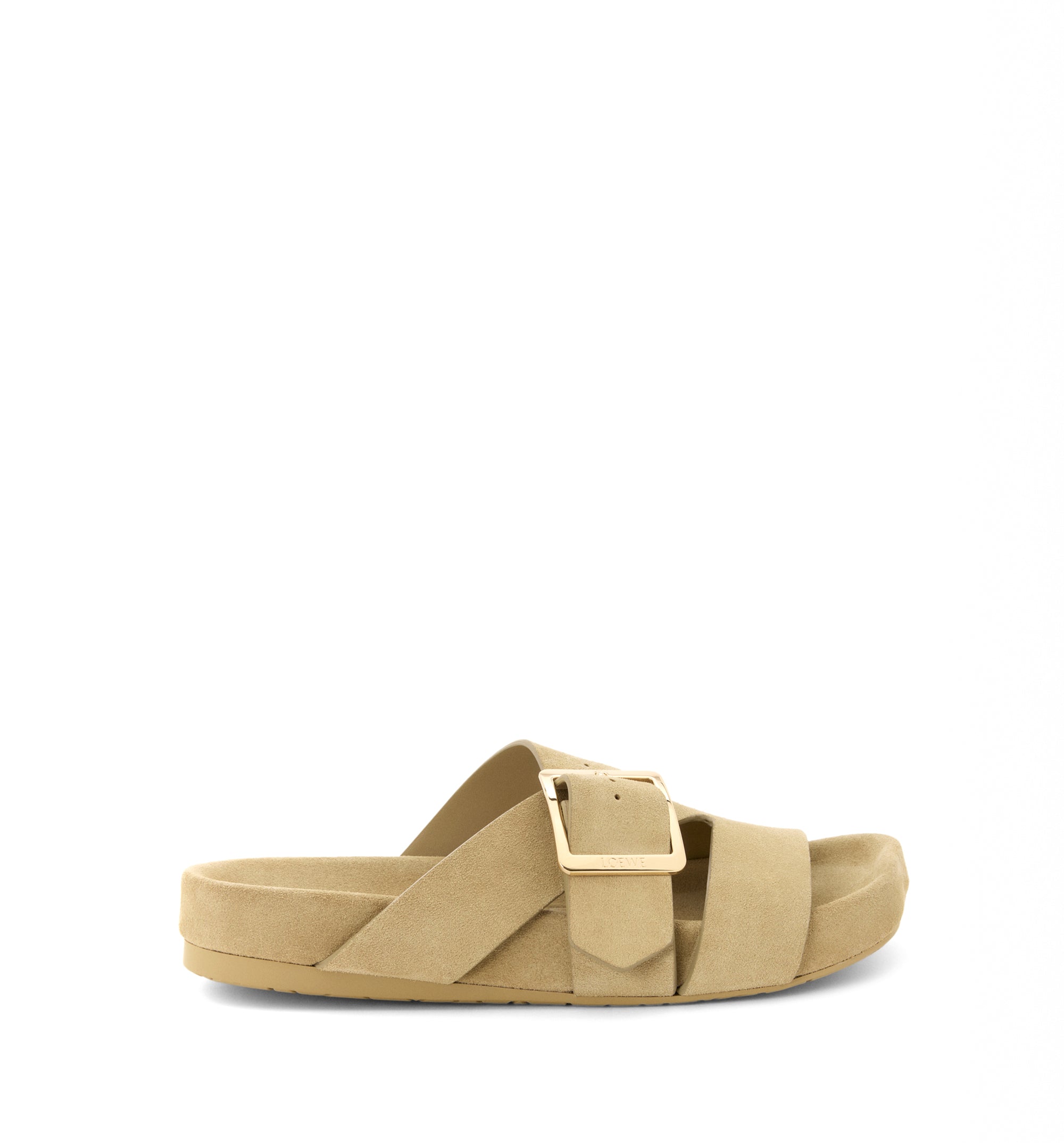 Ease Buckle Slide In Suede