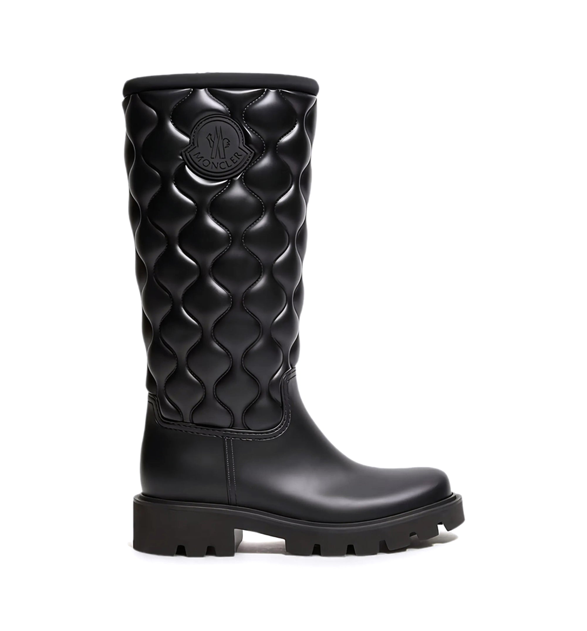 Kickstream Quilted Logo-patch Boots