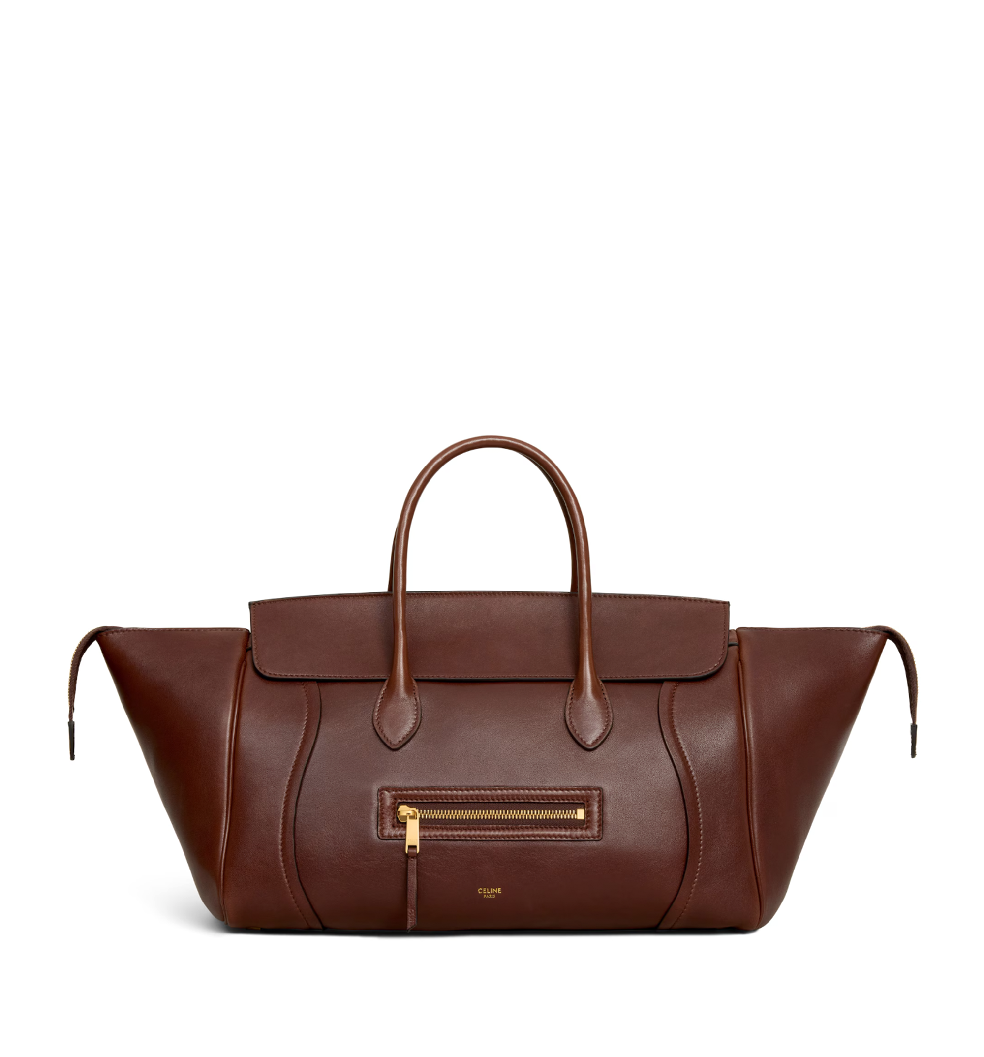 Medium New Luggage in Supple Shiny Lambskin