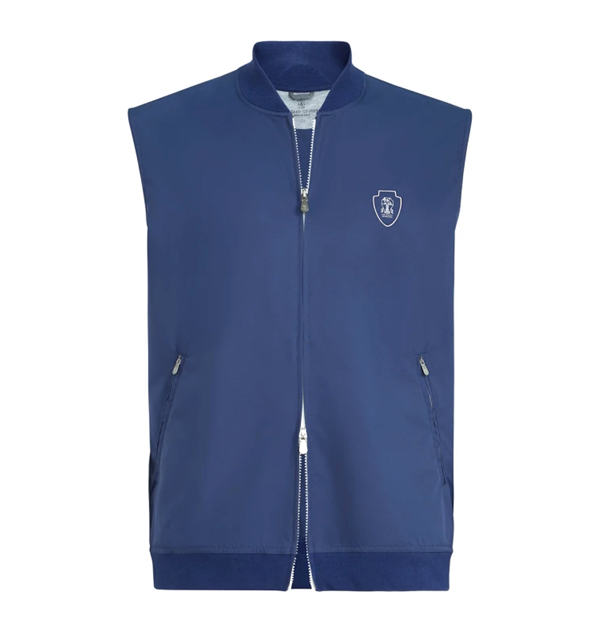 Nylon vest with logo