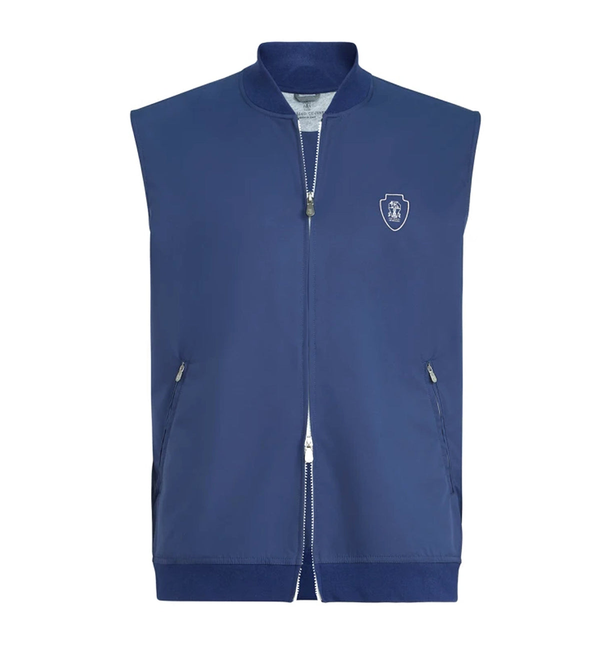 Nylon vest with logo