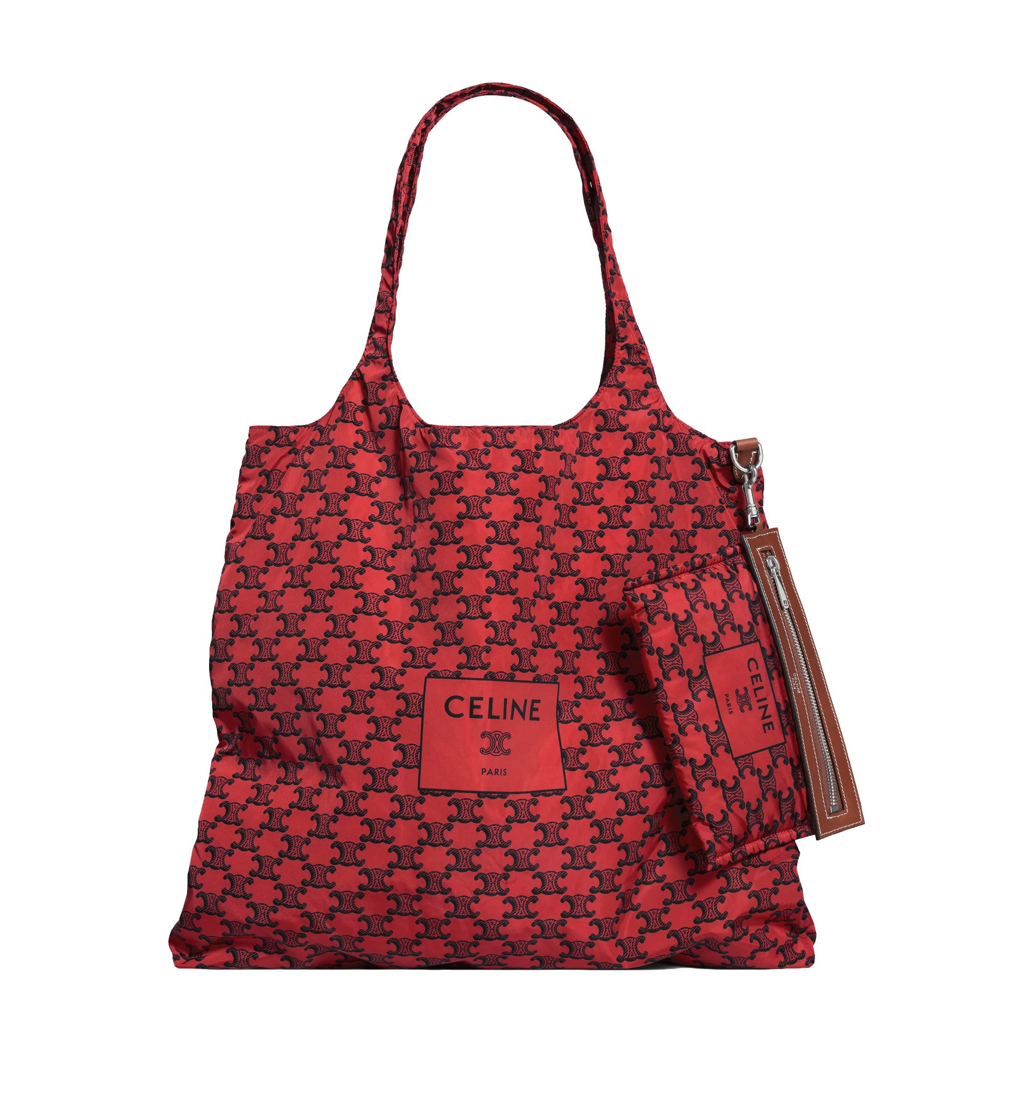 Shopping Bag Celine Padded In Nylon And Calfskin