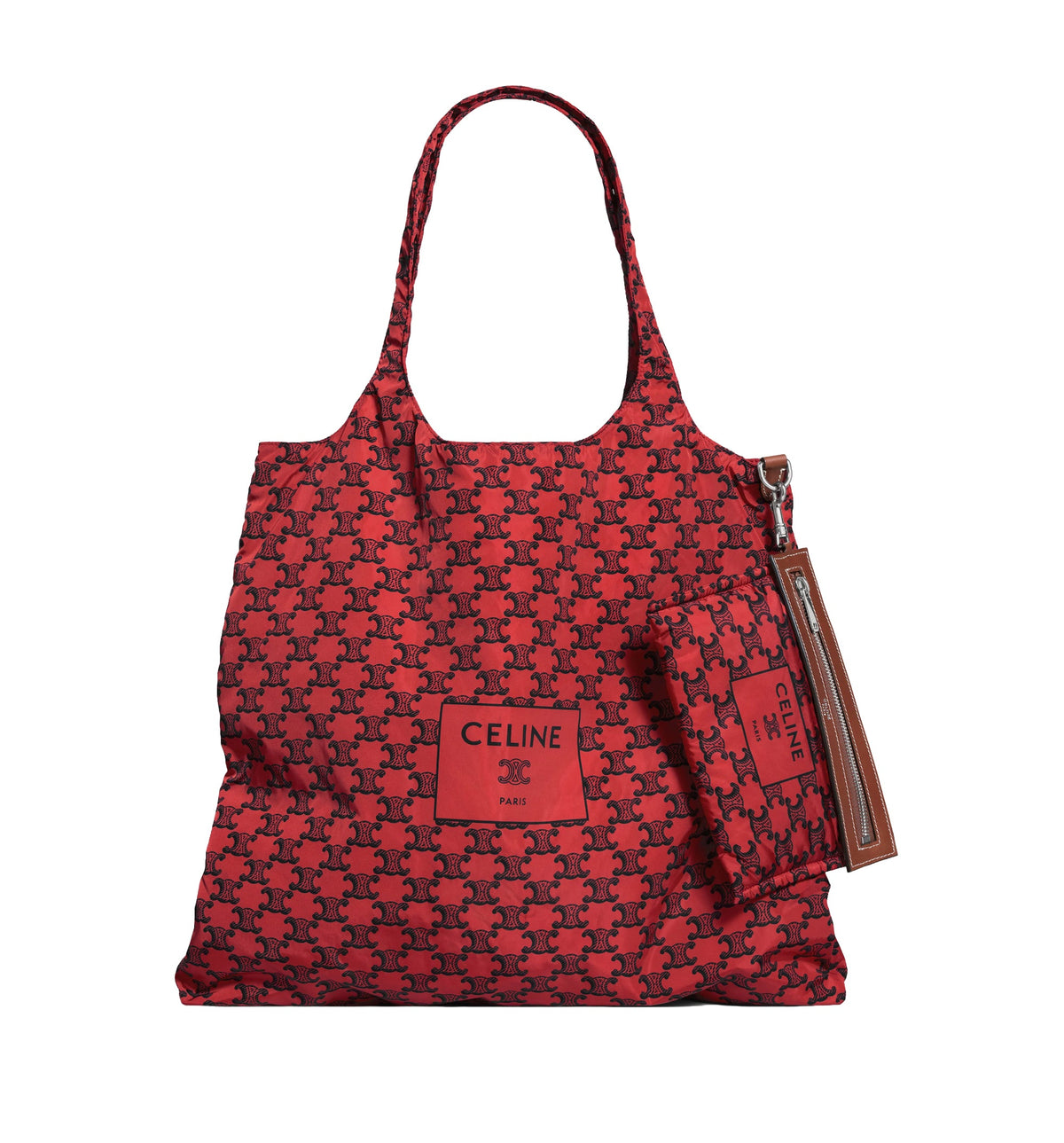 Shopping Bag Celine Padded In Nylon And Calfskin